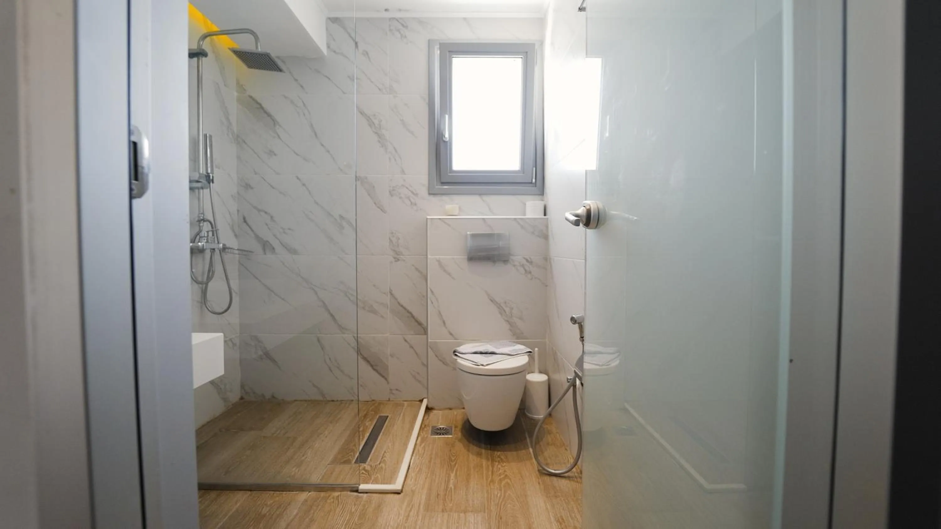 Shower in Sunrise Luxury Apartments Rhodes