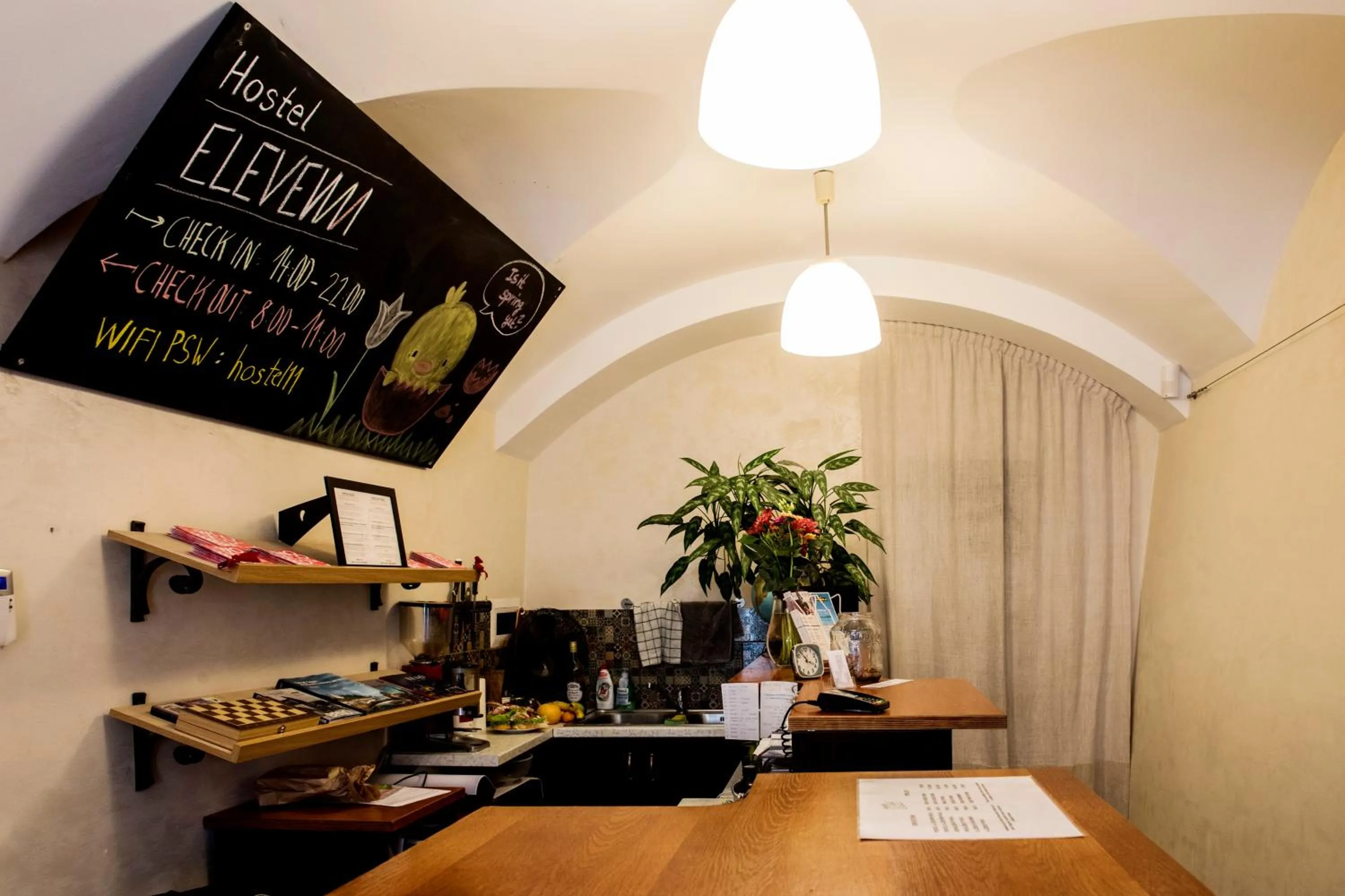 Lobby or reception in Hostel Eleven