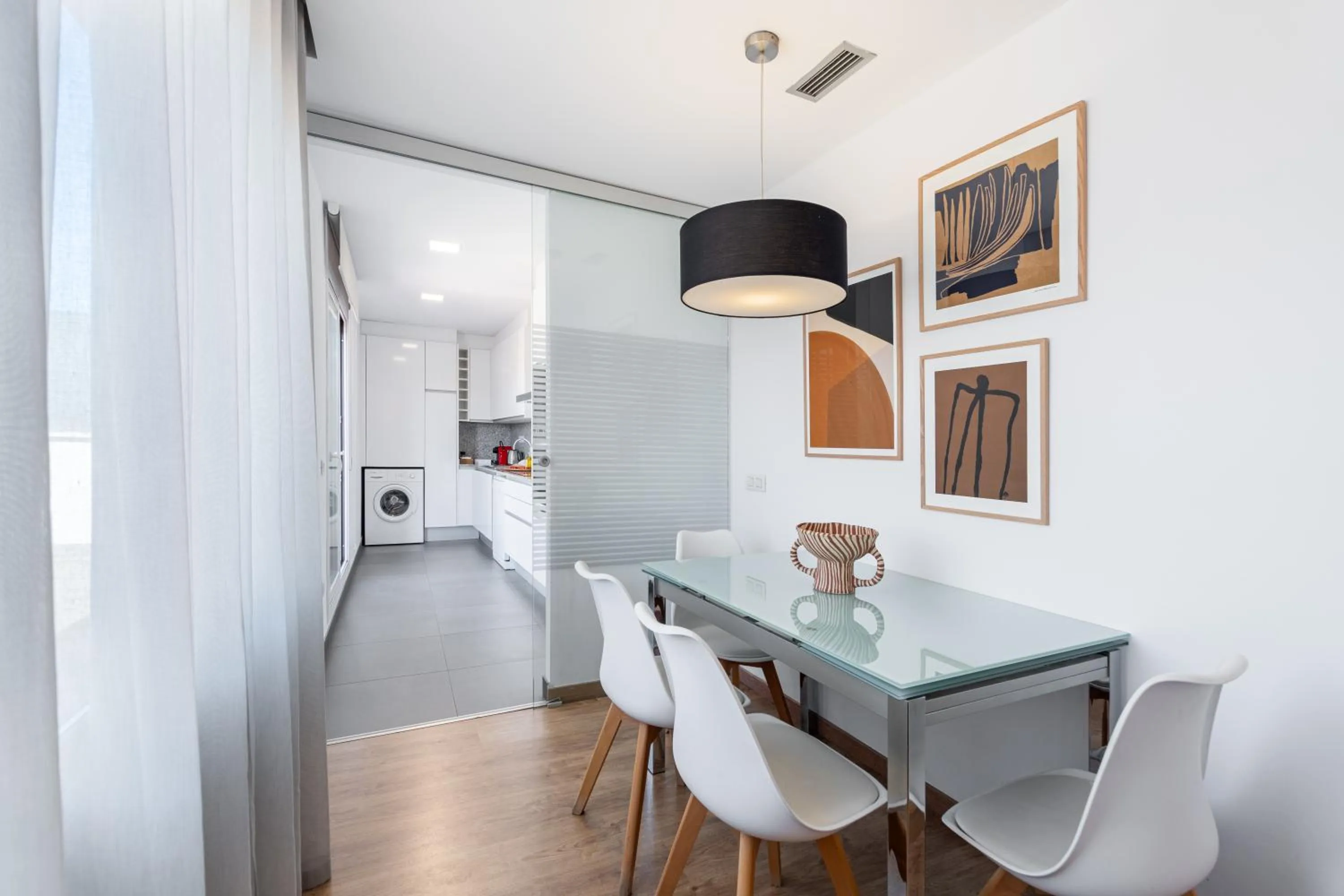 Kitchen or kitchenette in The Corner Apartments by Aspasios