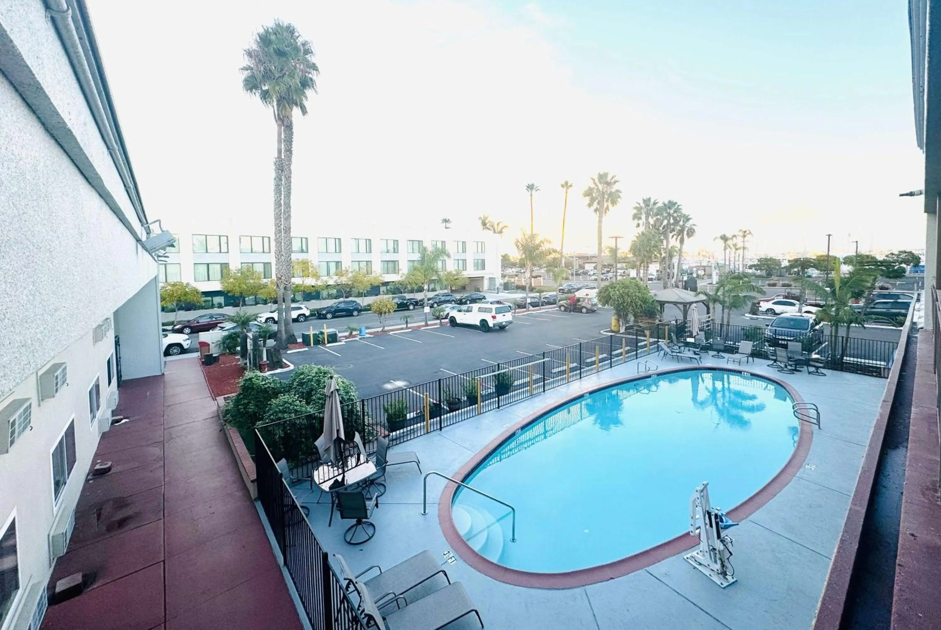 Pool view in Ramada by Wyndham San Diego Airport