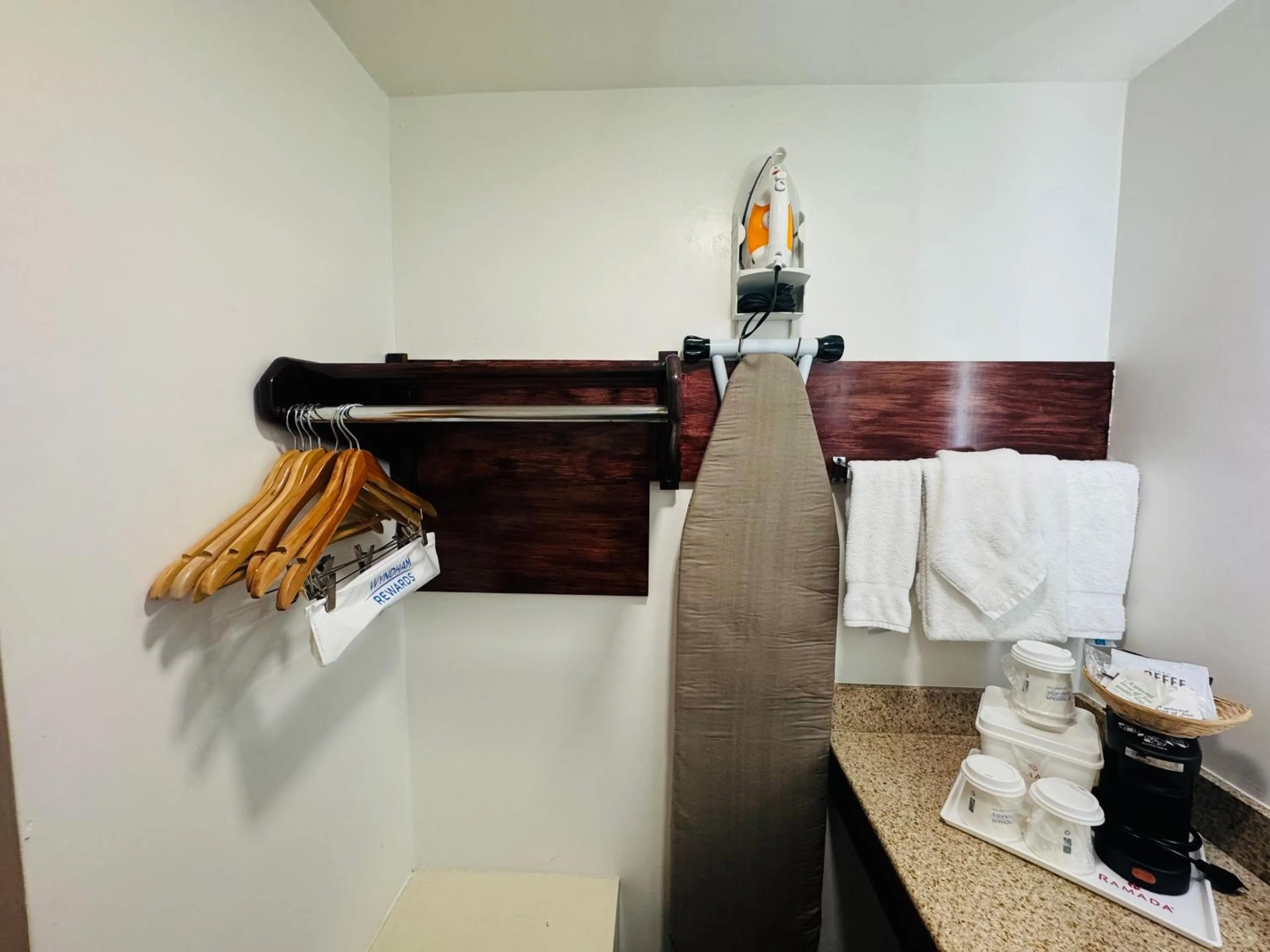 wardrobe in Ramada by Wyndham San Diego Airport