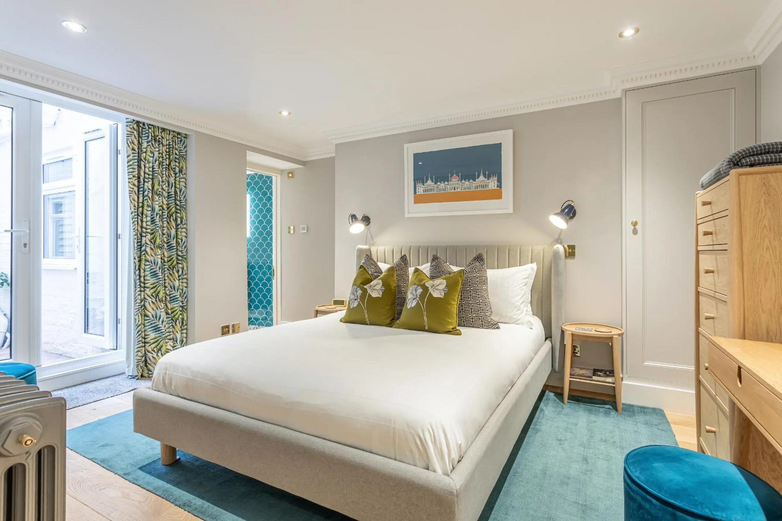 Bedroom, Bed in Beaches Brighton - Luxury Seafront Accommodation