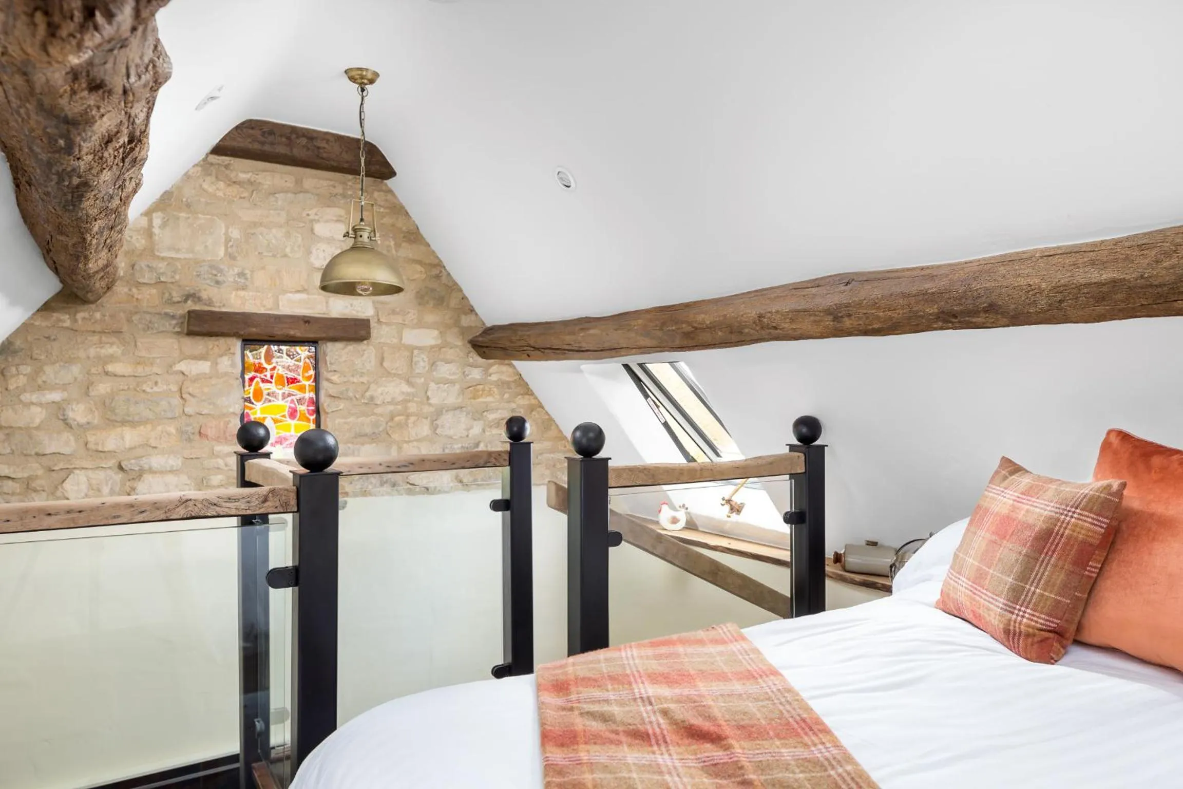 Bed in Bantam Tea Rooms