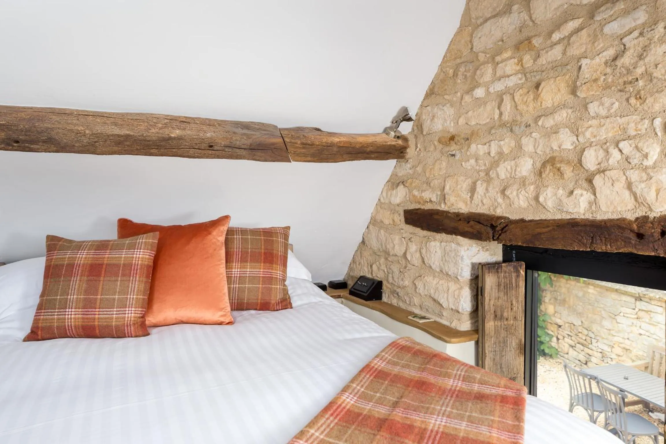 Bed in Bantam Tea Rooms