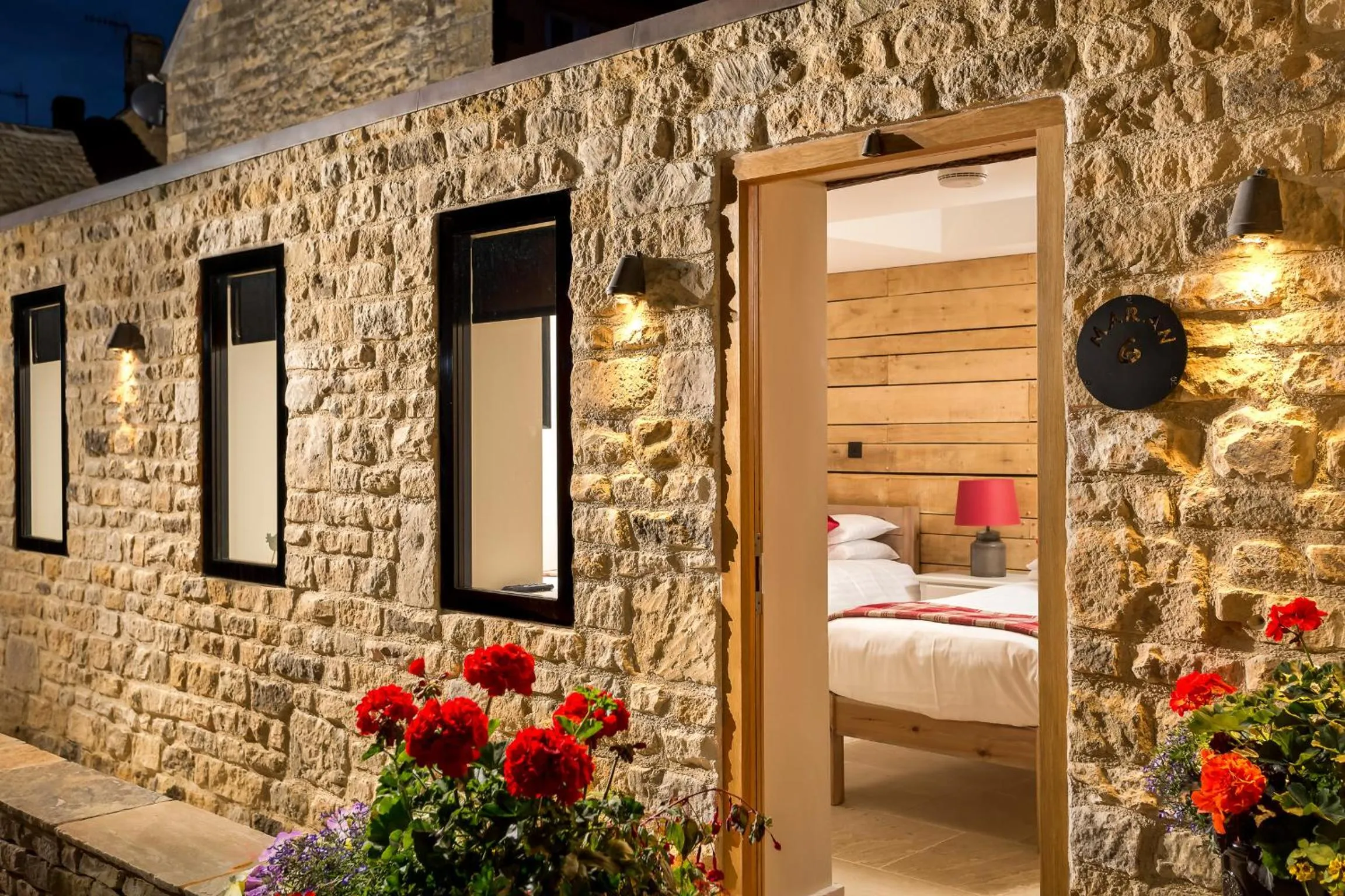 Bed in Bantam Tea Rooms