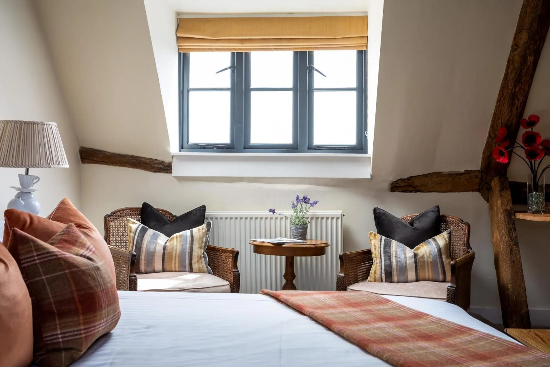 Bed in Bantam Tea Rooms