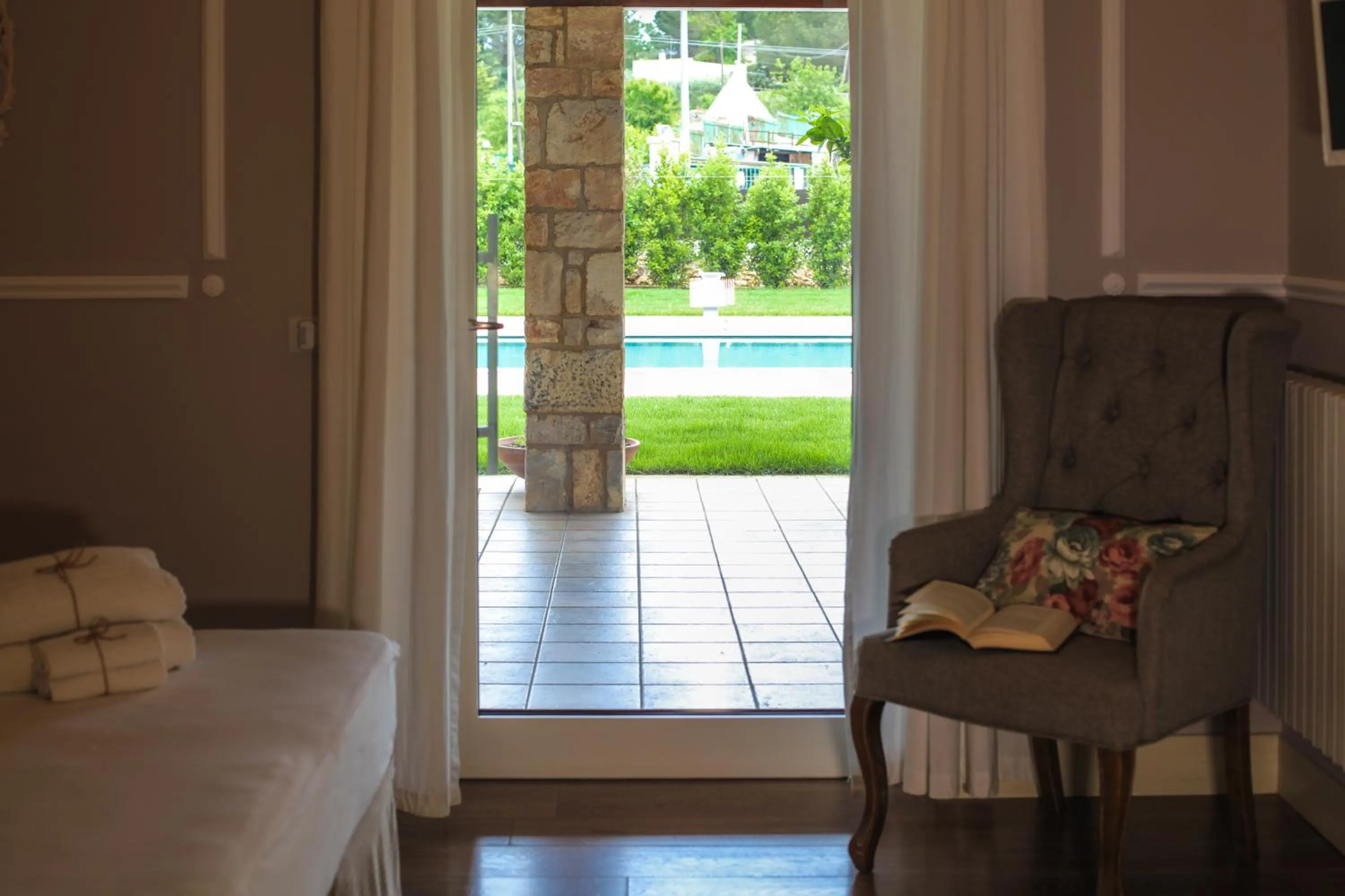 Garden in B&B Le Bianche