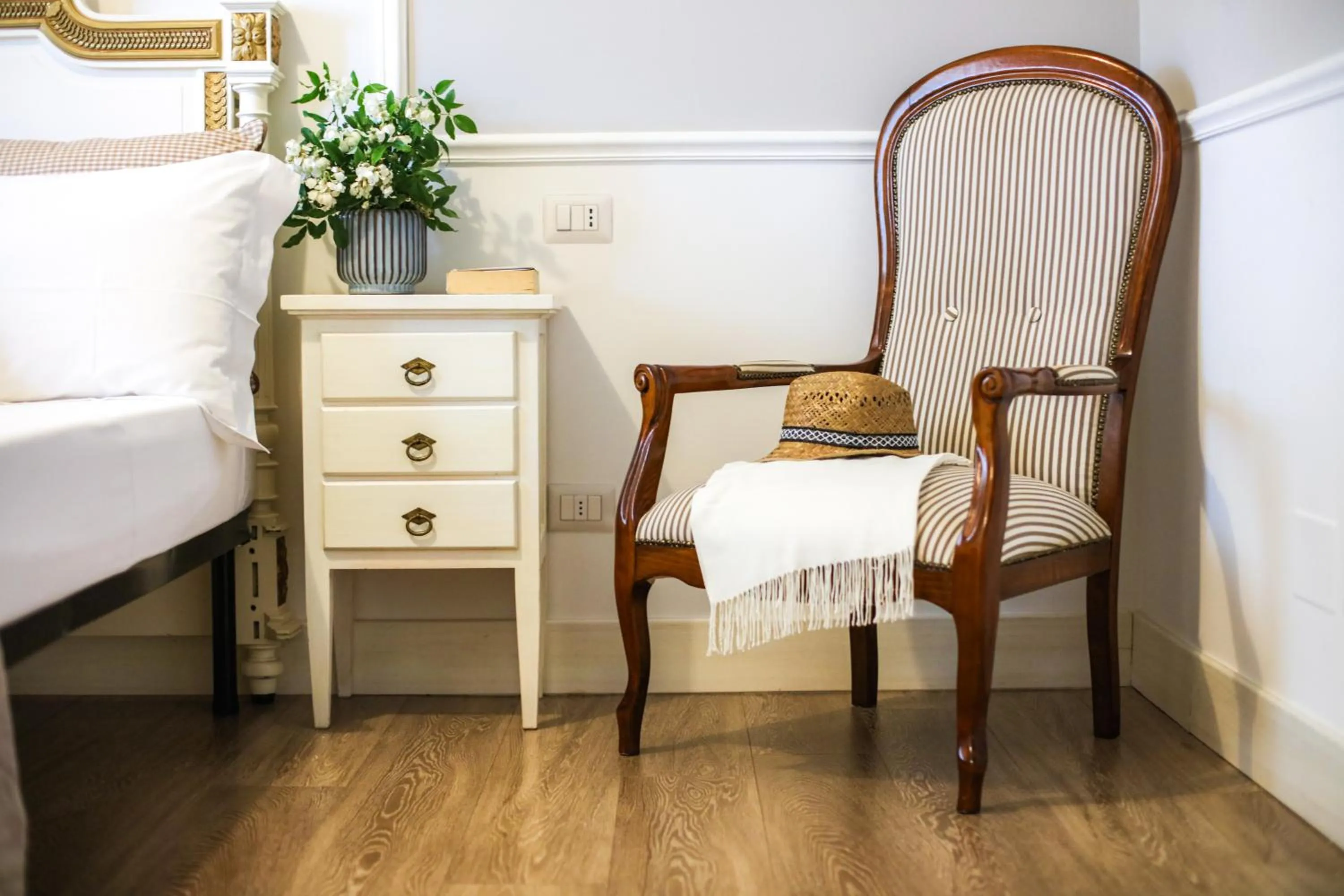 Decorative detail in B&B Le Bianche