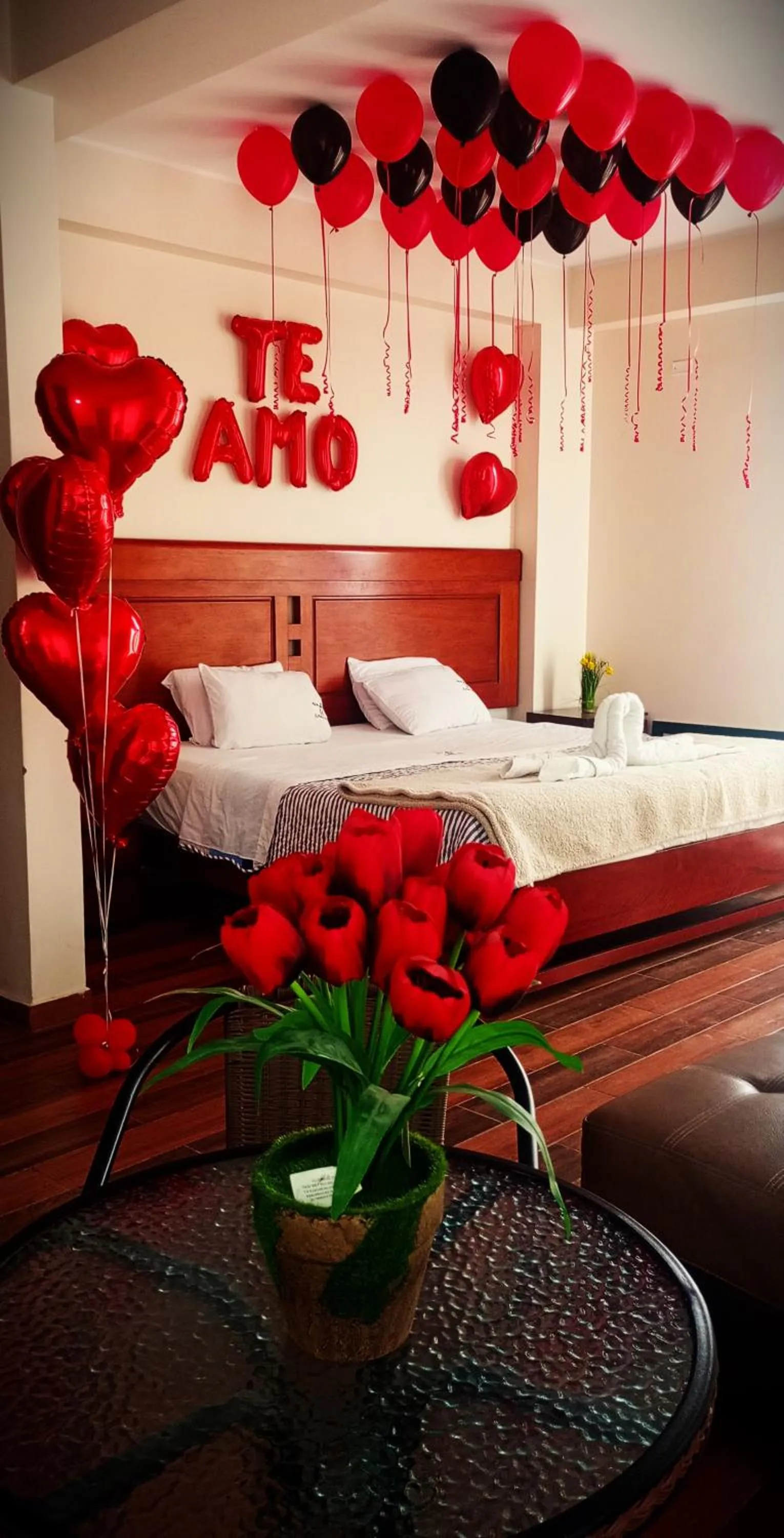 Bed in hotel el parral suite