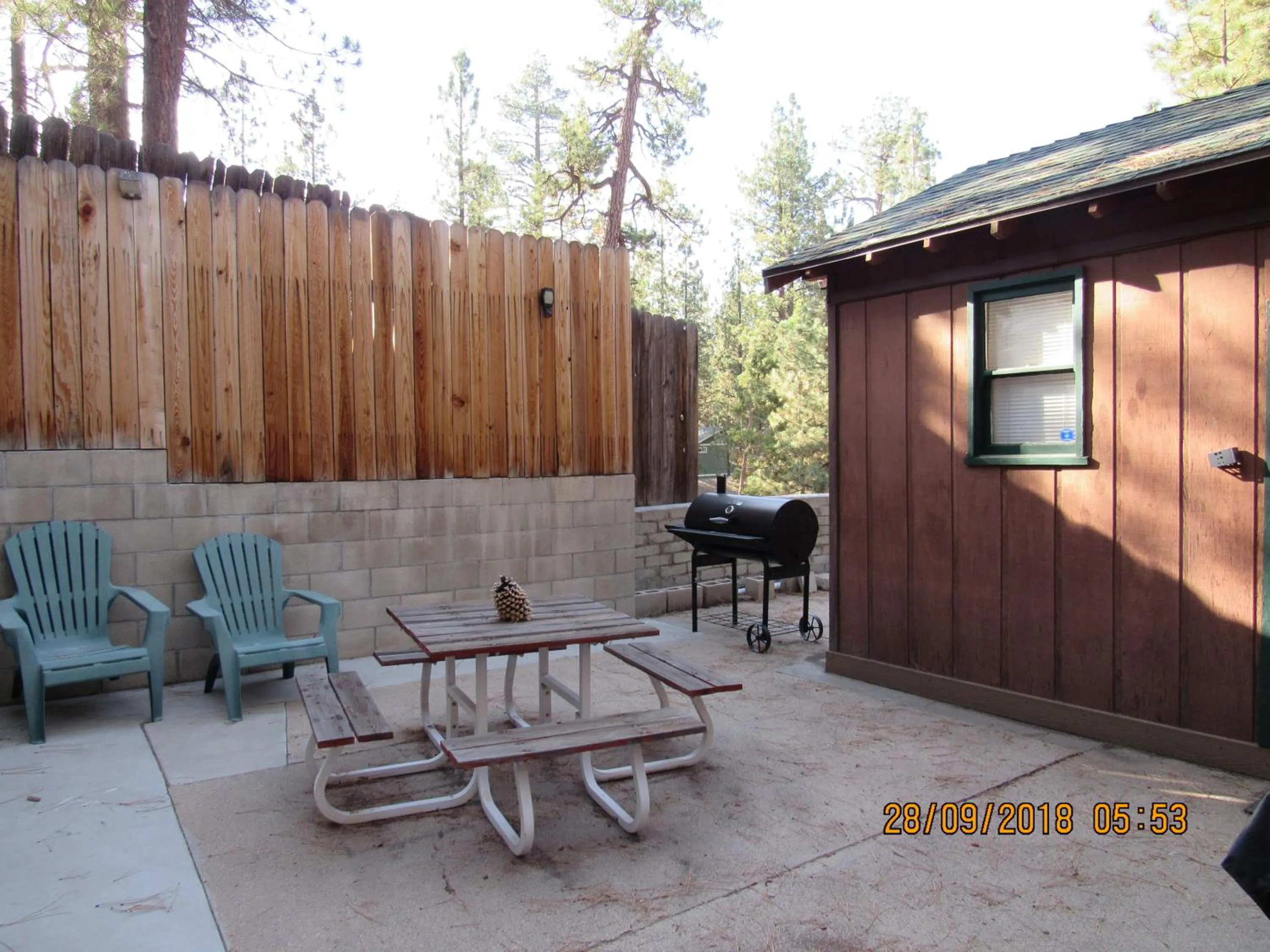 Patio in Apple Bear Cabin