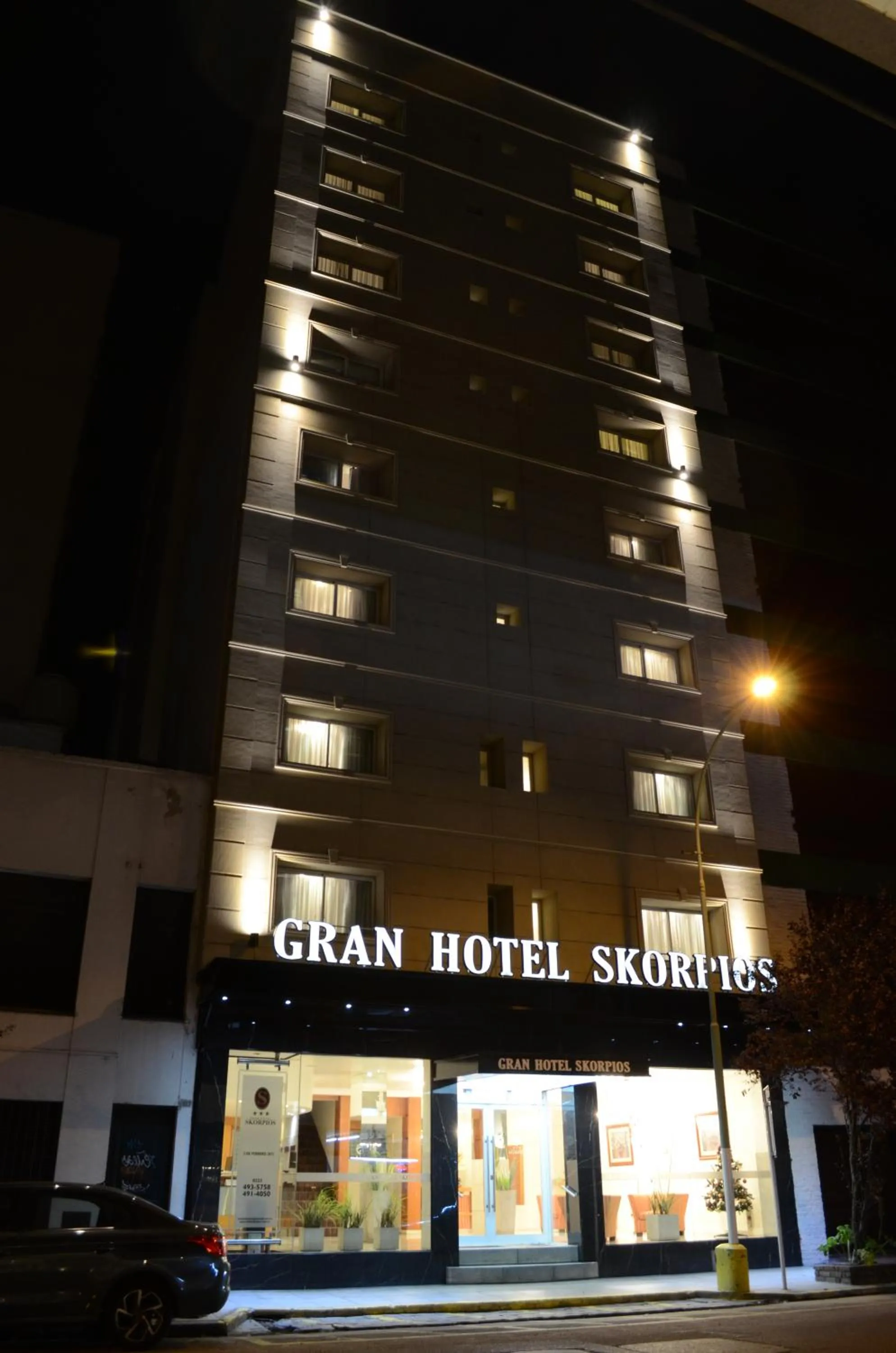 Facade/entrance in Gran Hotel Skorpios