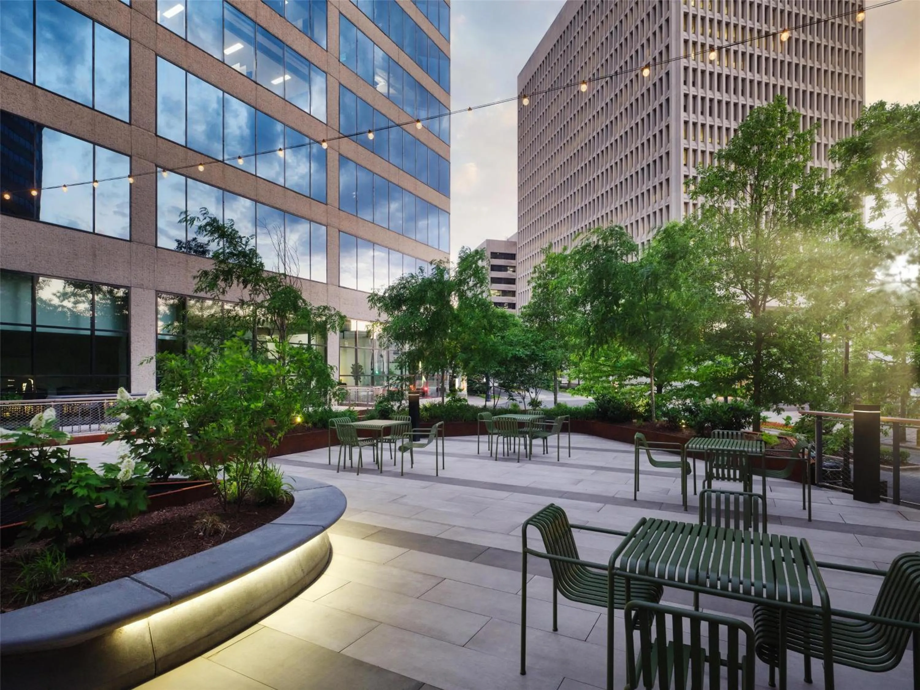Patio in DoubleTree by Hilton Hotel Nashville Downtown