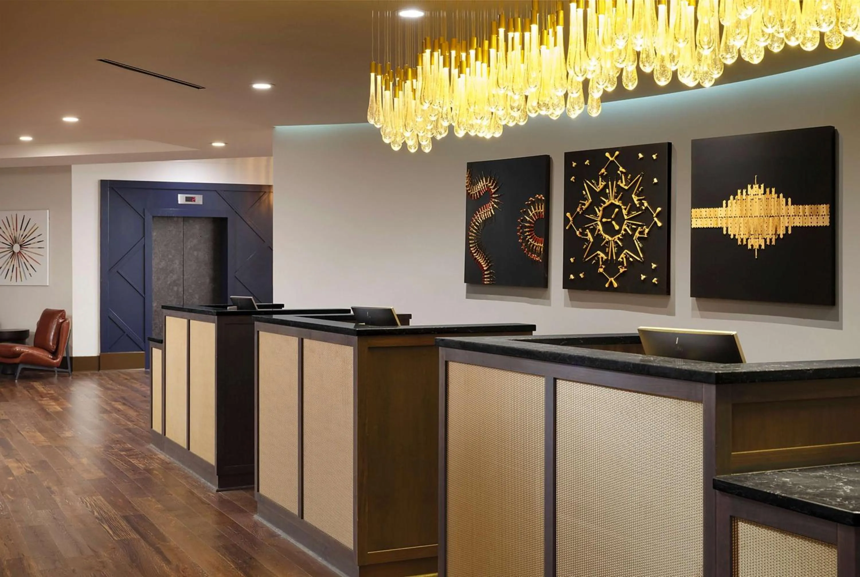 Lobby or reception in DoubleTree by Hilton Hotel Nashville Downtown