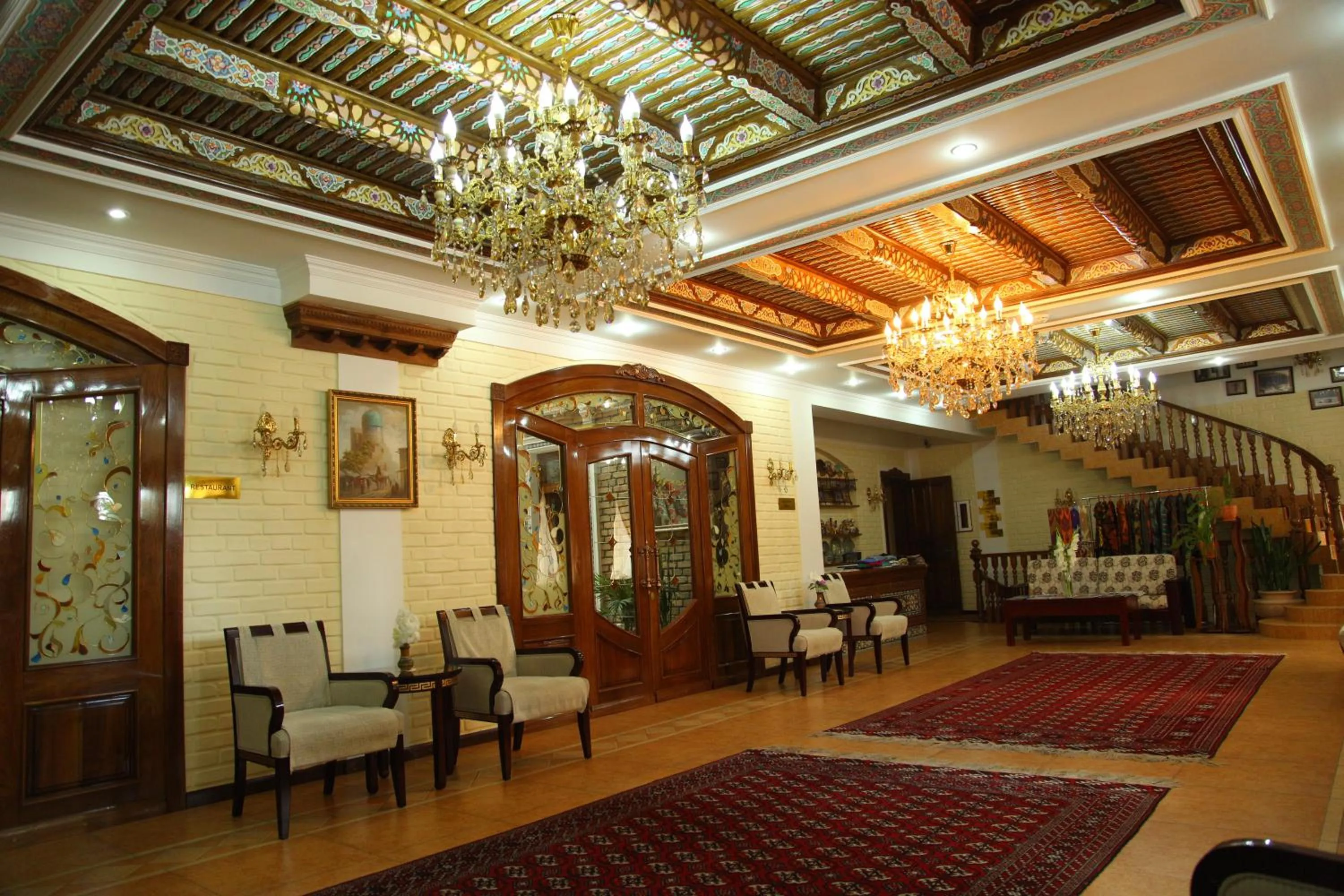 Decorative detail in Hotel Grand Samarkand Superior - A