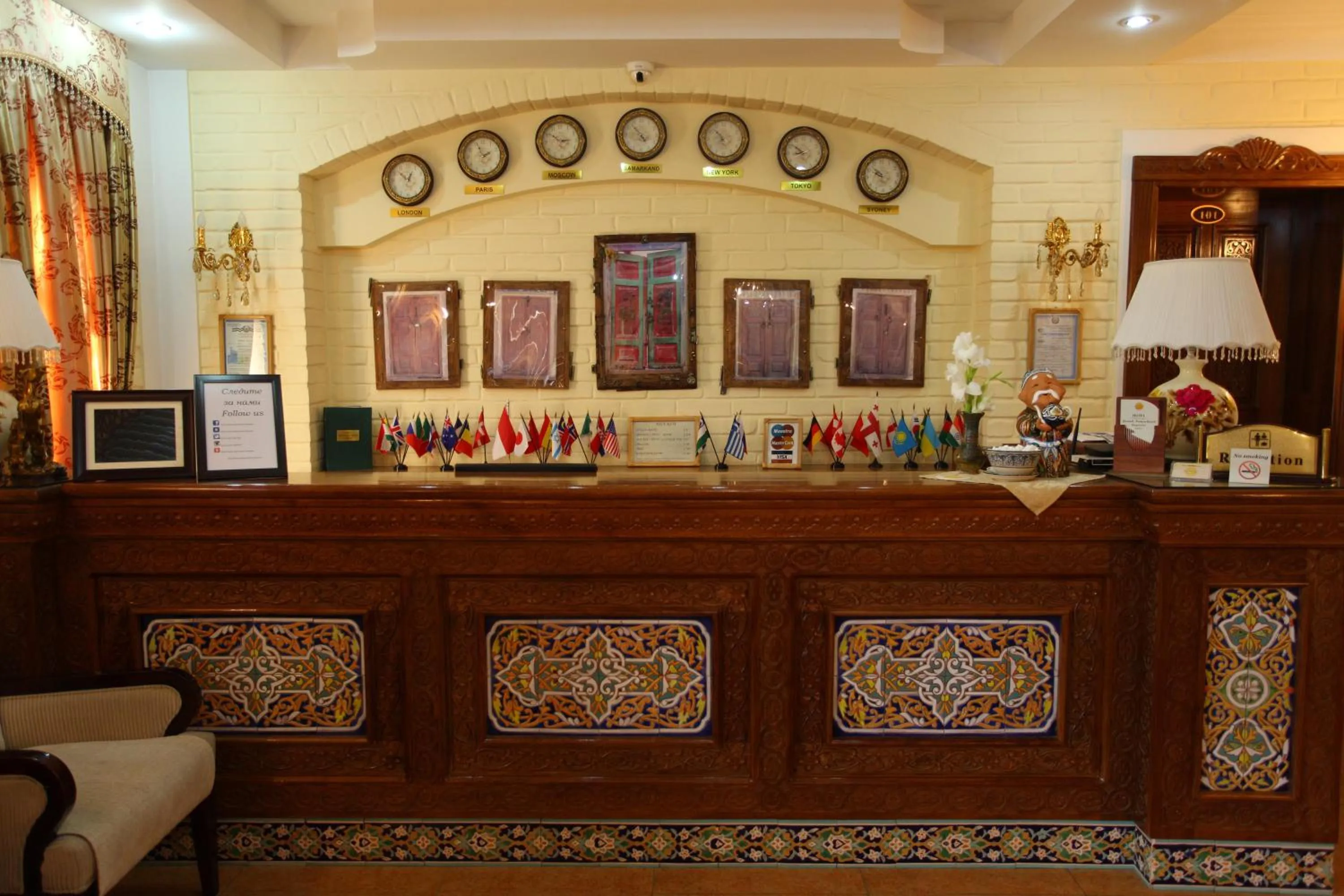Lobby or reception in Hotel Grand Samarkand Superior - A