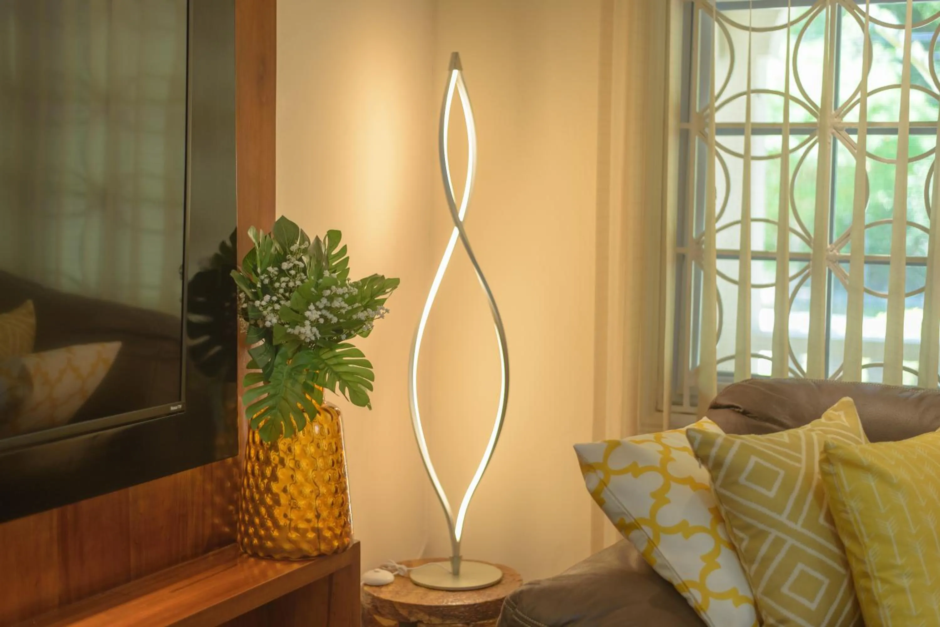 Seating area in Tropical Escape Villa