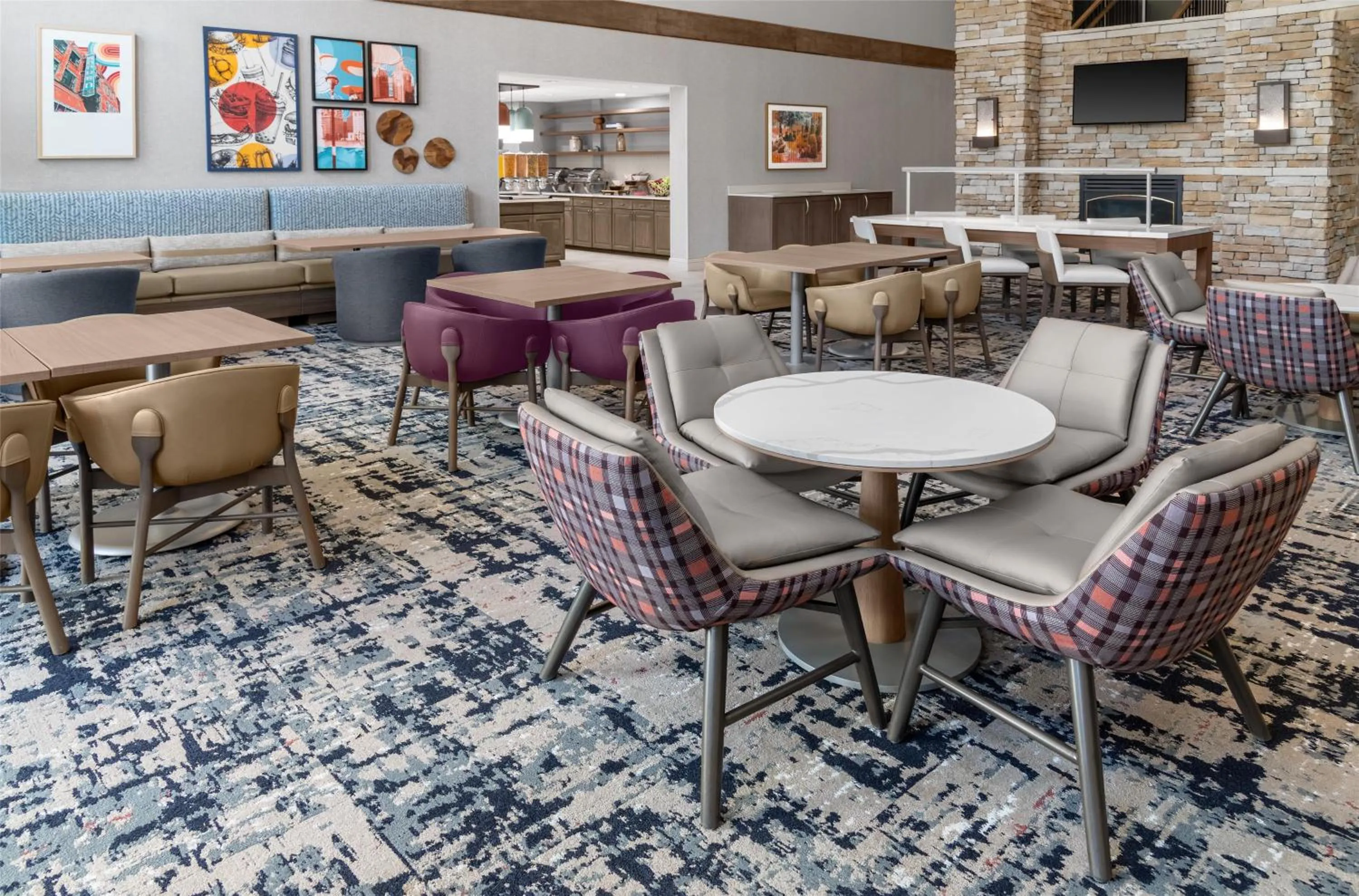 Breakfast in Homewood Suites Columbus - Airport