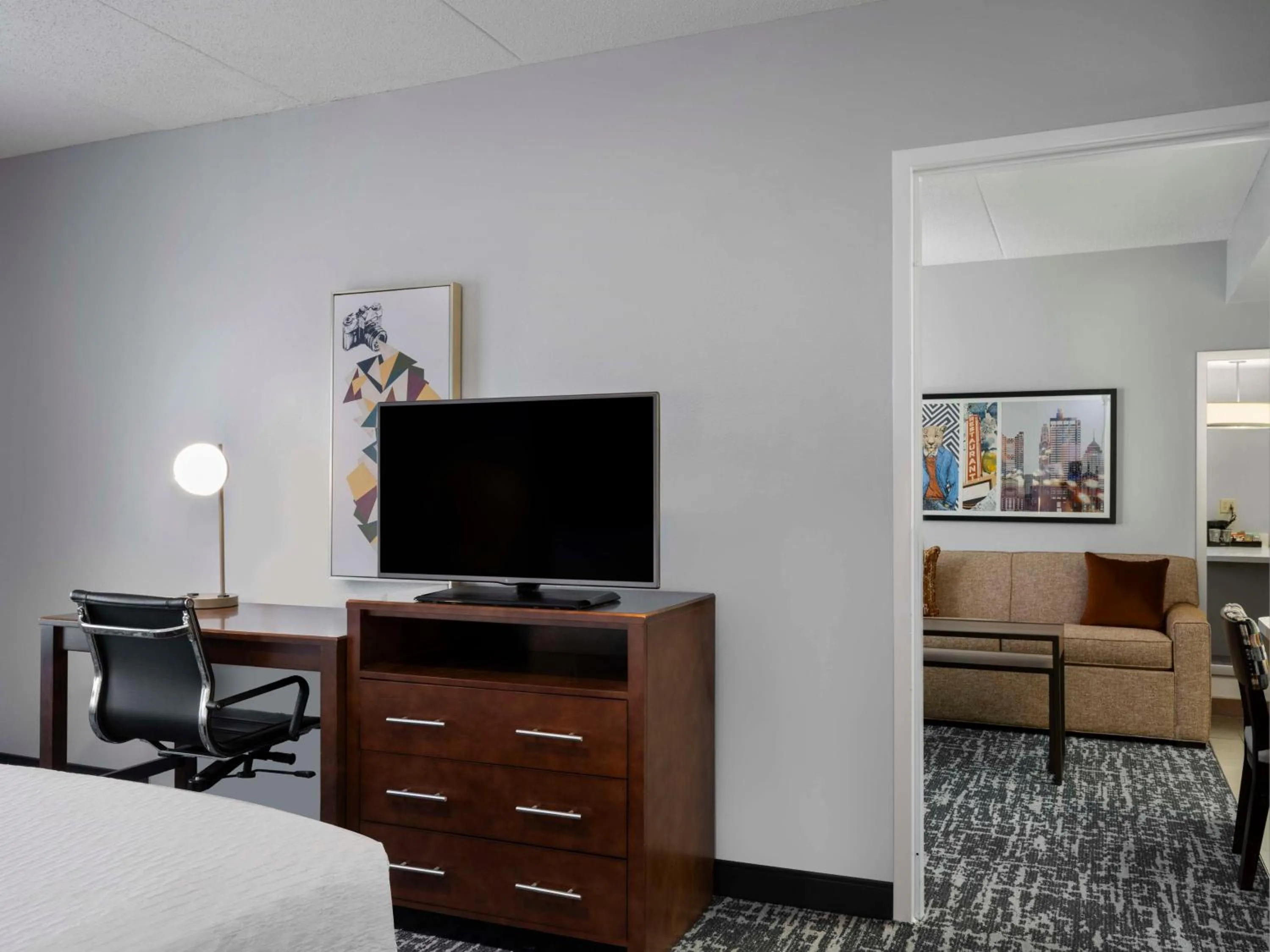 Bedroom, Bed in Homewood Suites Columbus - Airport