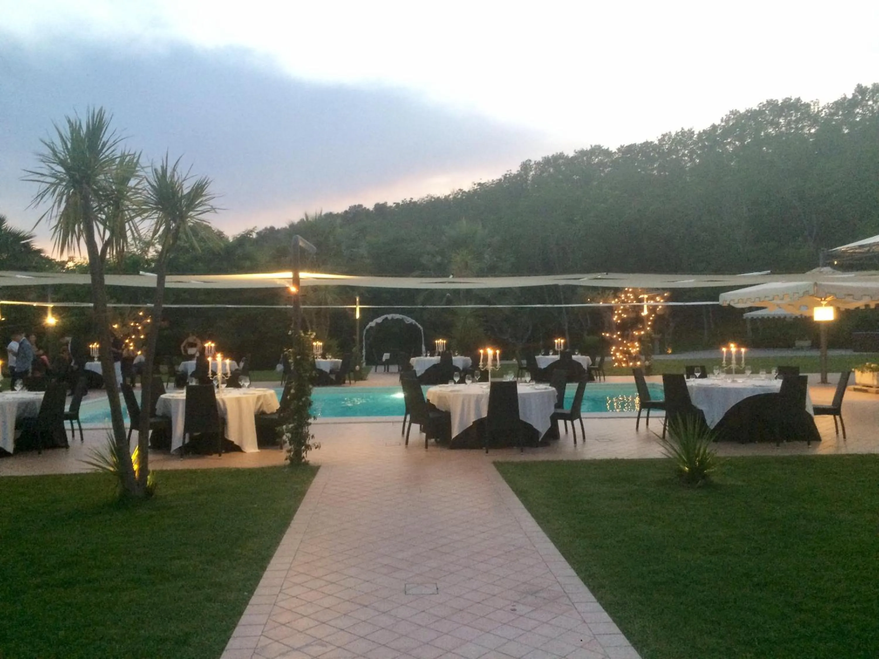 Pool view in Queen Hotel