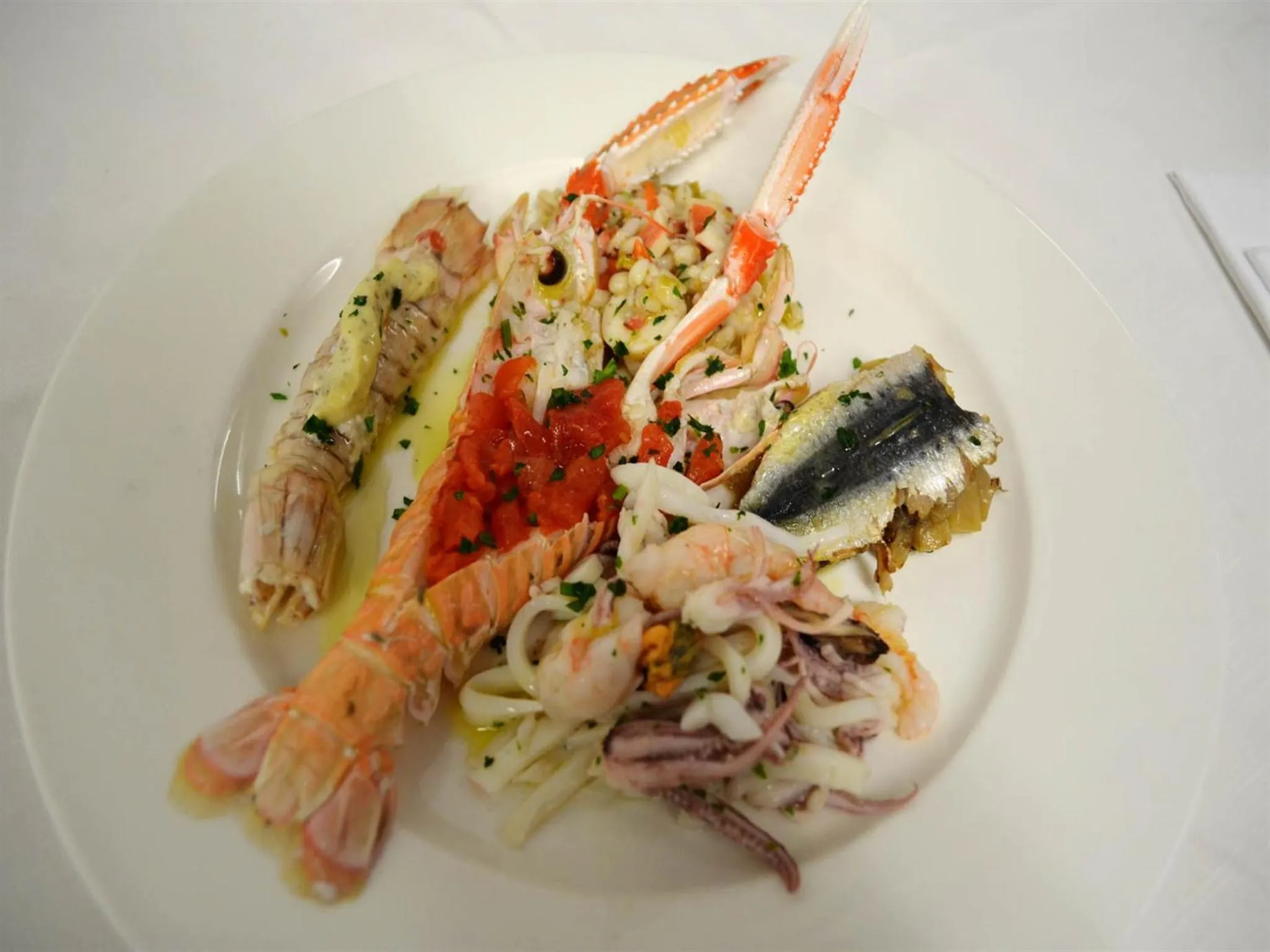 Food close-up in Queen Hotel