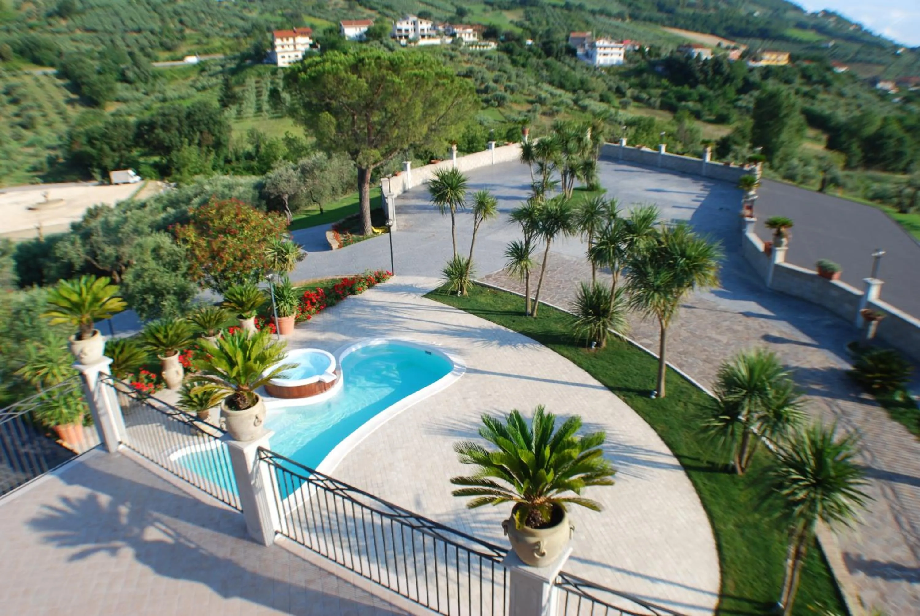 Bird's eye view in Queen Hotel