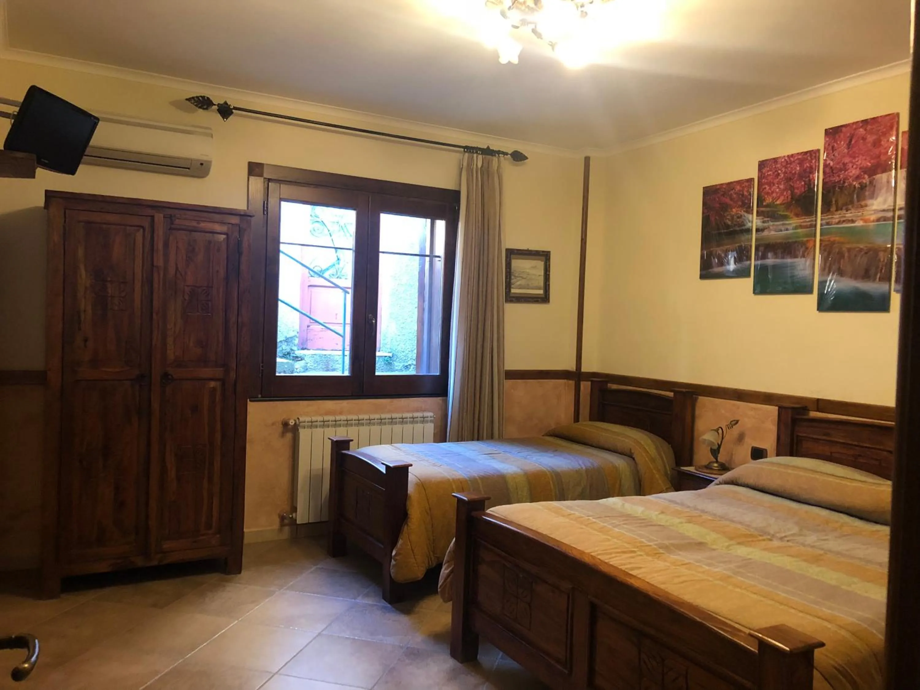 Bed in Agriturismo La Baita