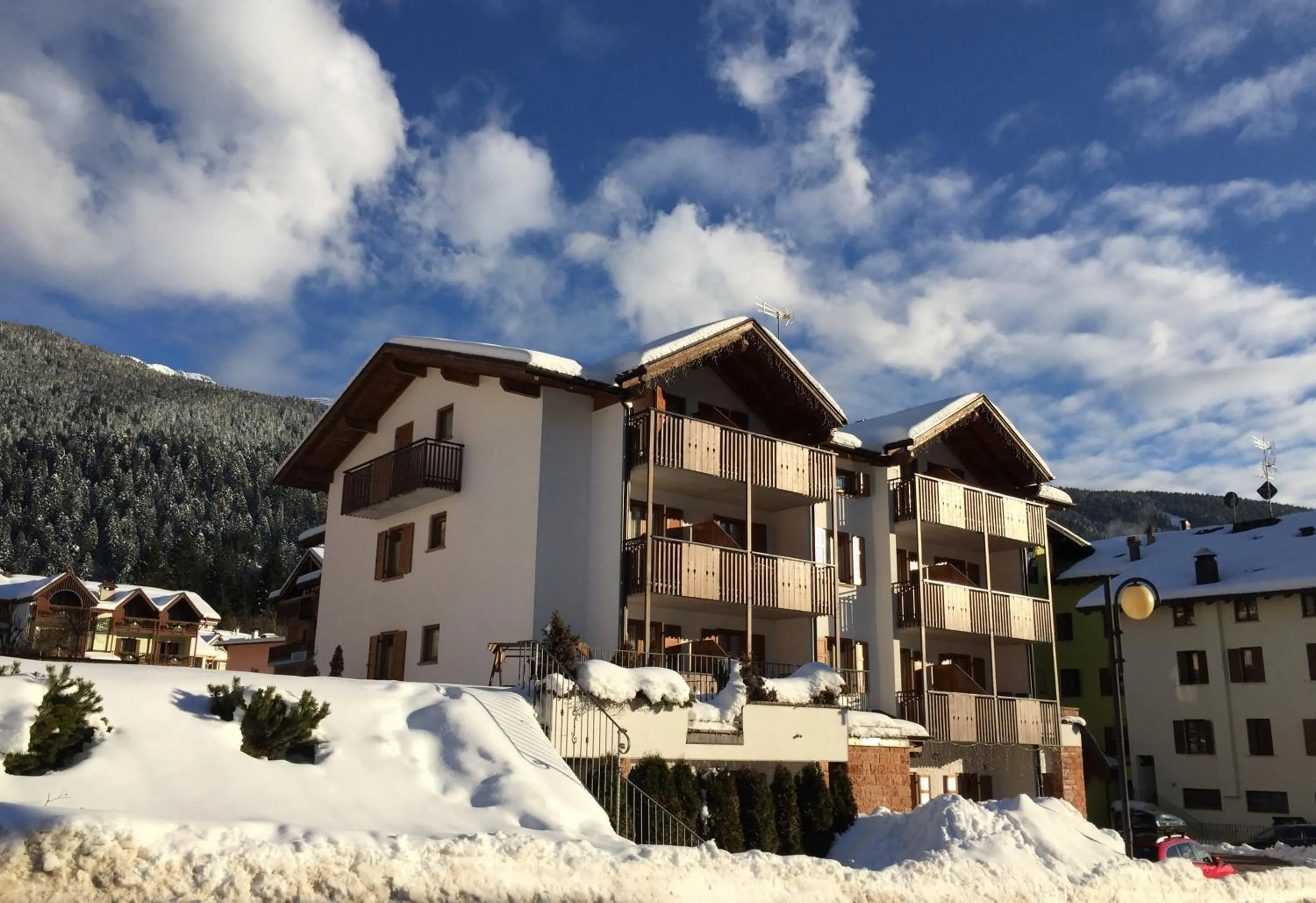 Facade/entrance in Residence Cima Tosa