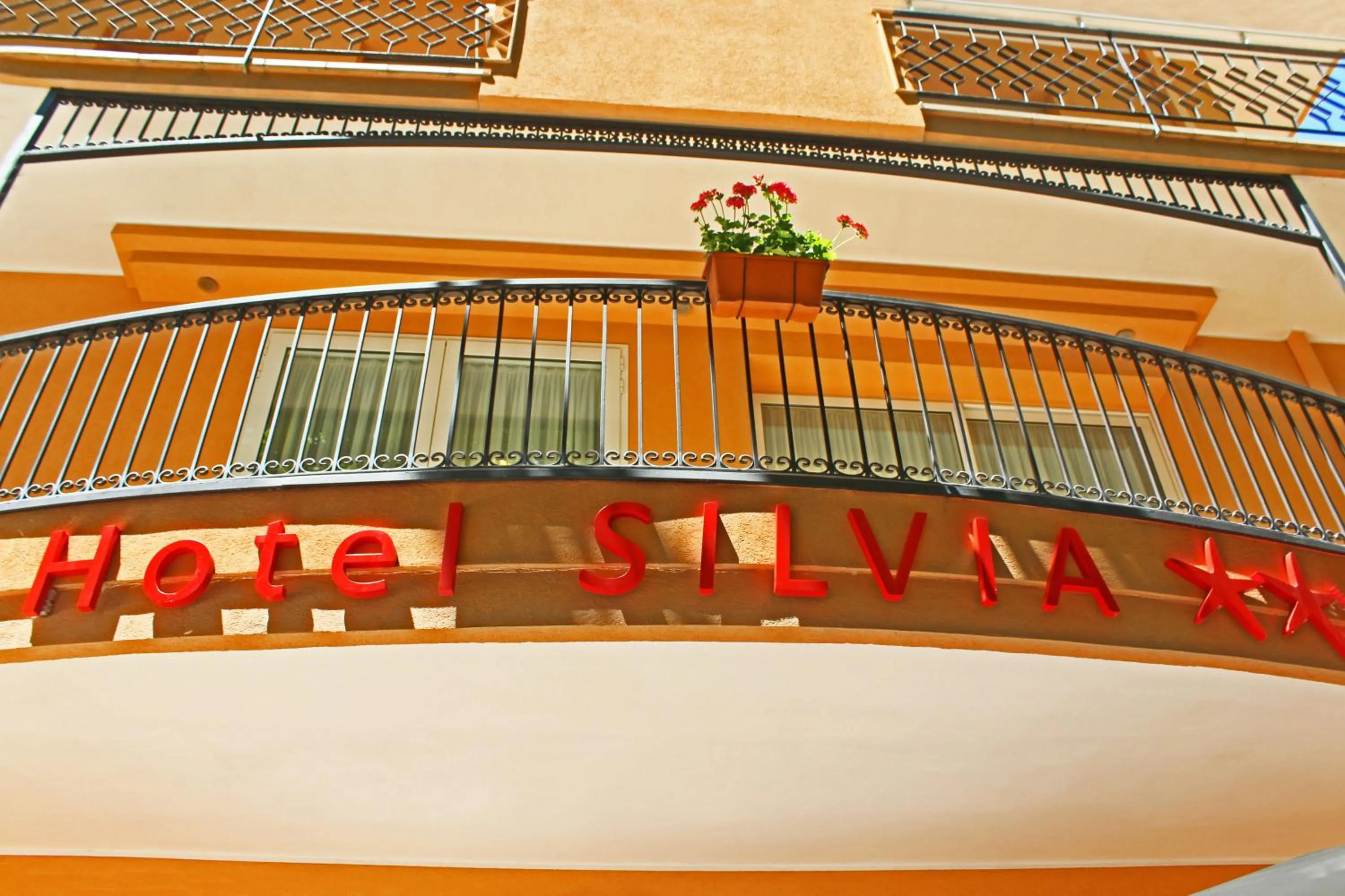 Facade/entrance in Hotel Silvia