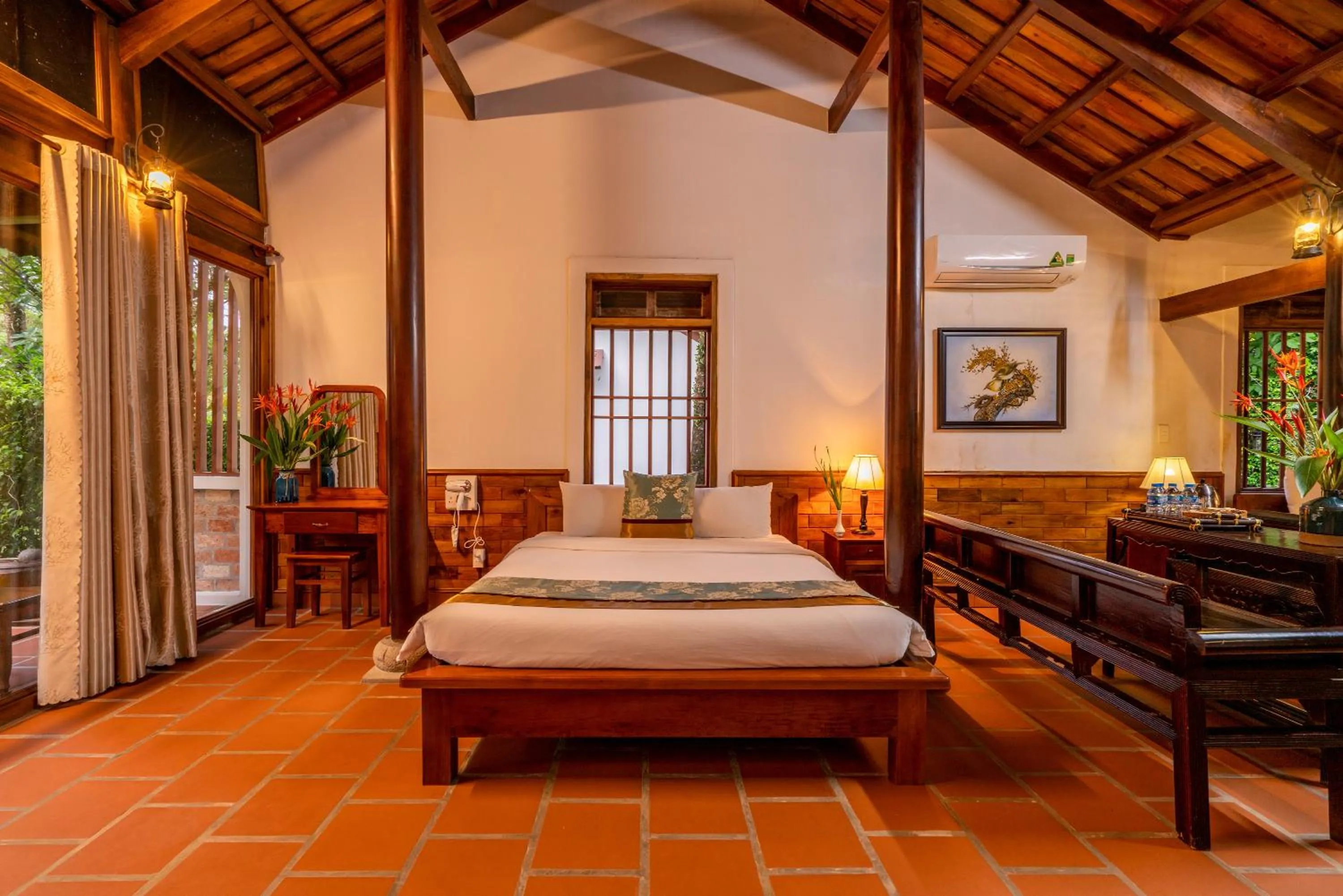 Bedroom, Bed in Maison Du VietNam Resort & Spa