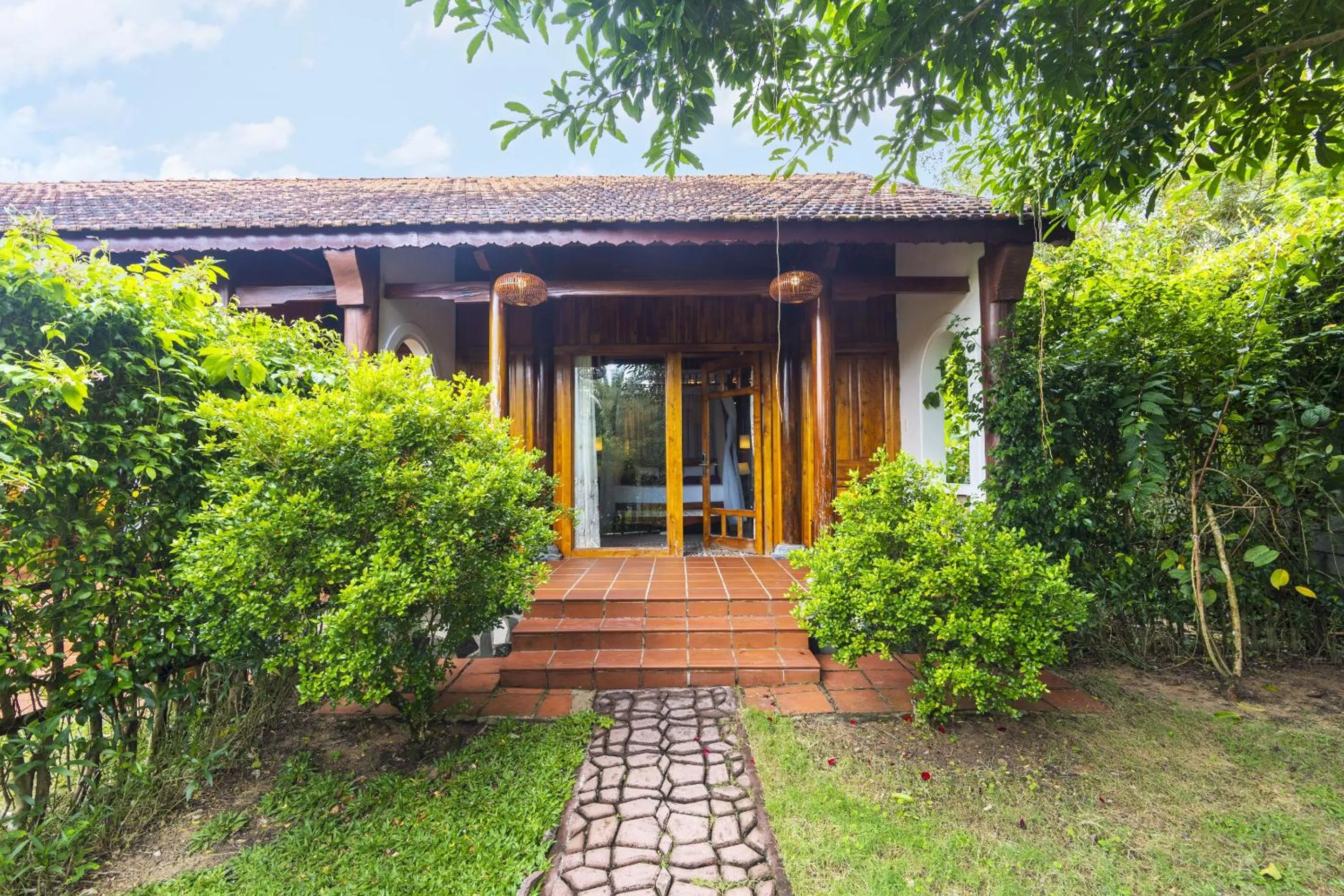 Balcony/Terrace in Maison Du VietNam Resort & Spa