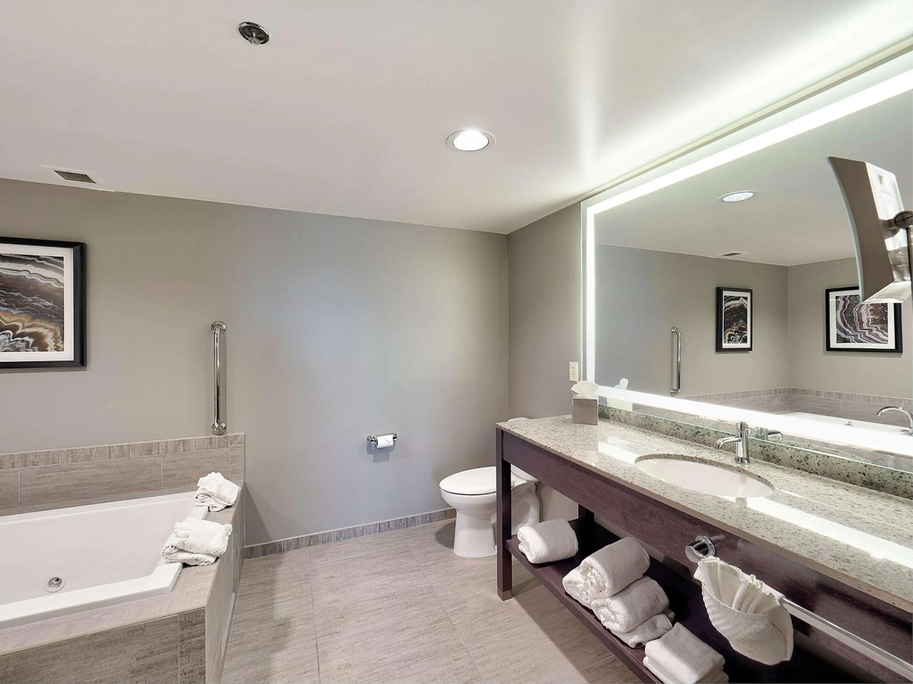 Bathroom in DoubleTree by Hilton Bloomington