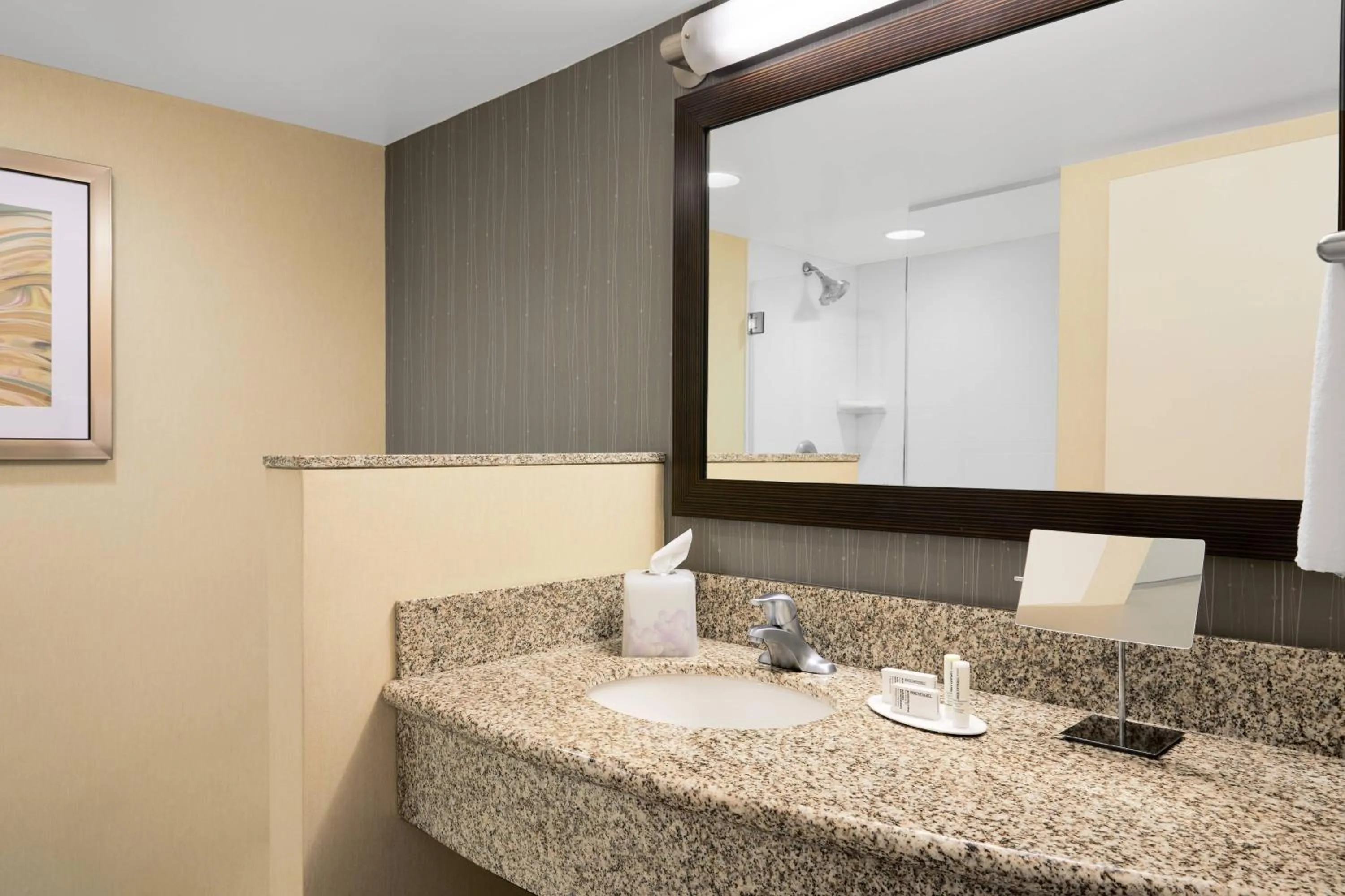 Bathroom in Courtyard by Marriott Newark Downtown