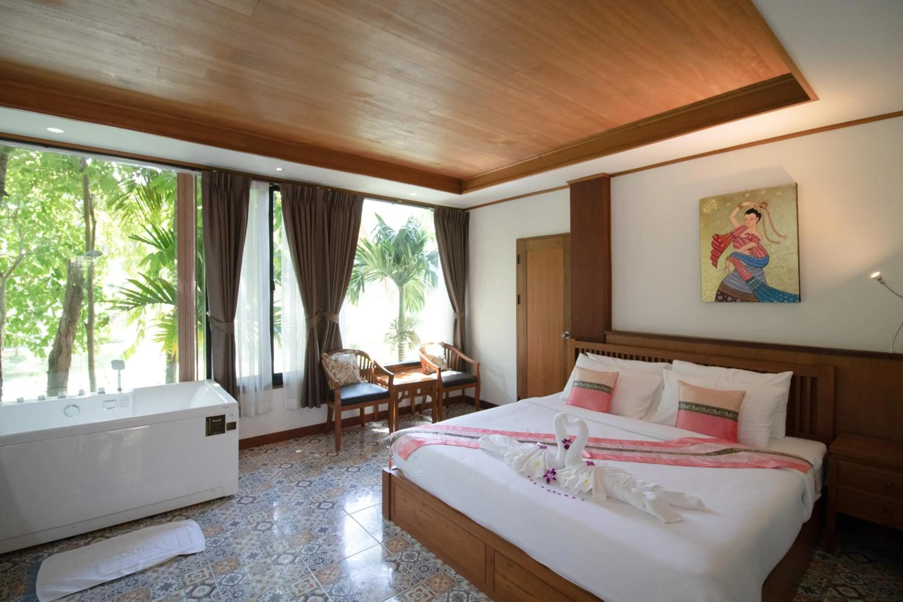 Bedroom in Royal Train Garden Resort