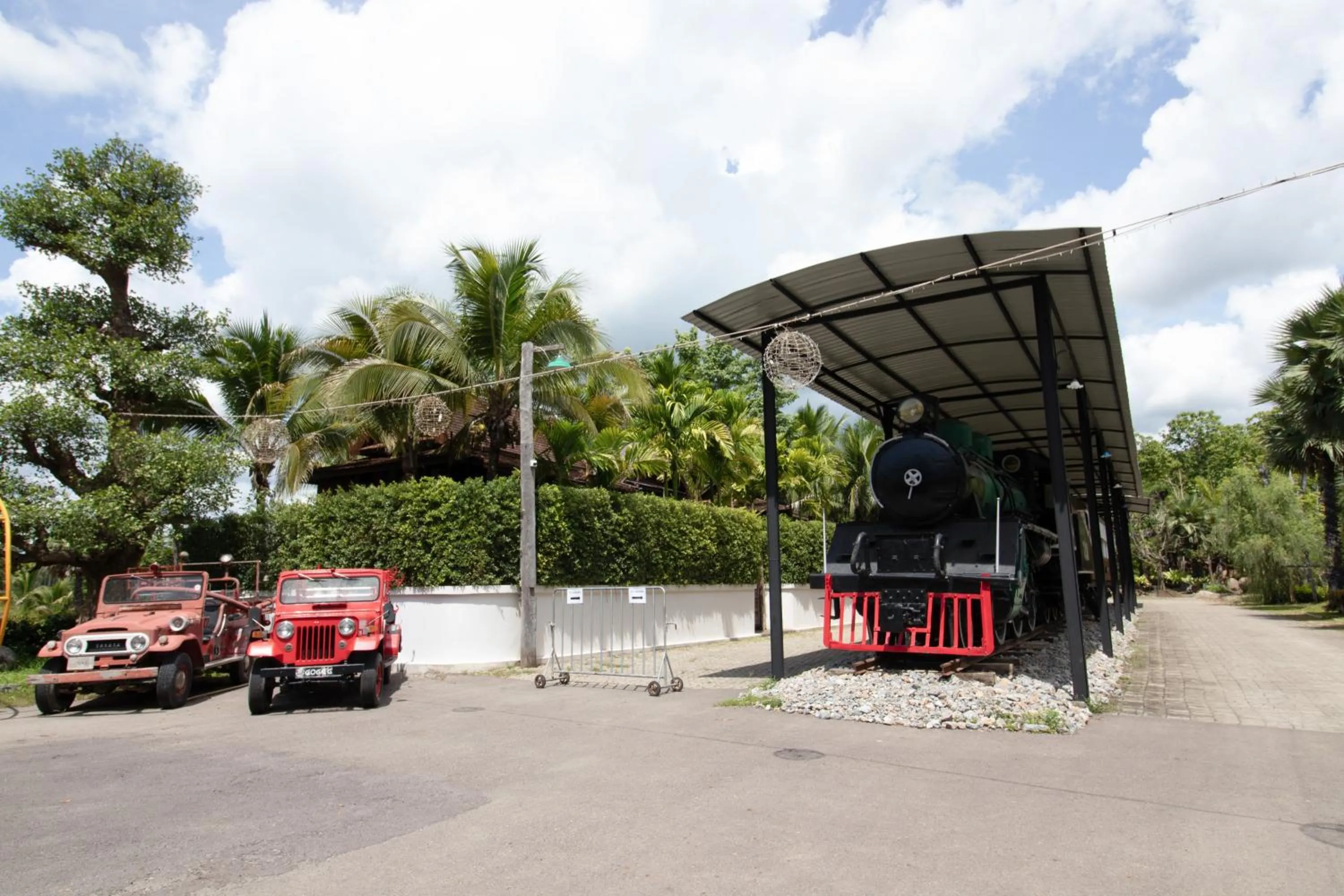 Property building in Royal Train Garden Resort