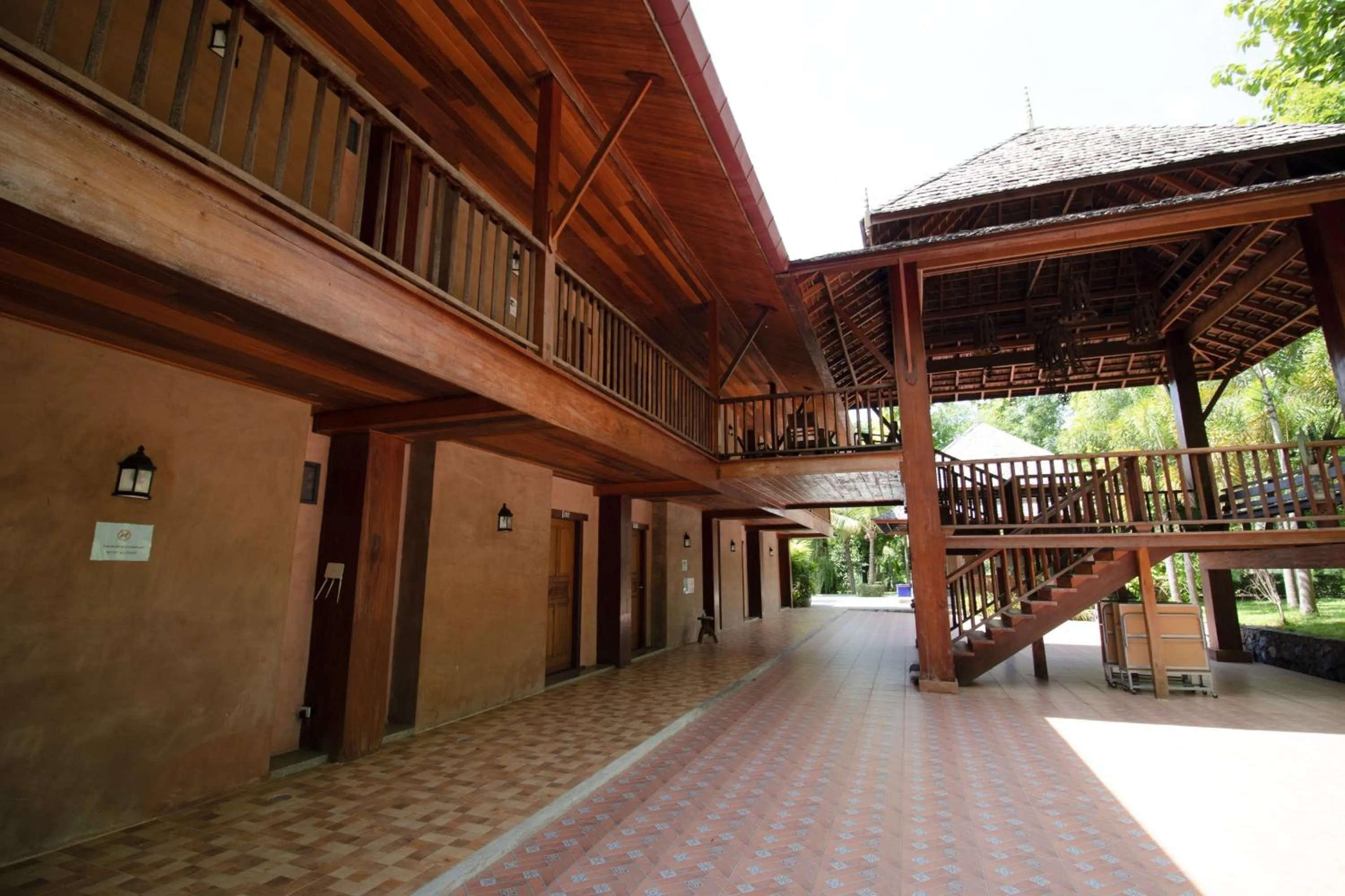 Property building in Royal Train Garden Resort