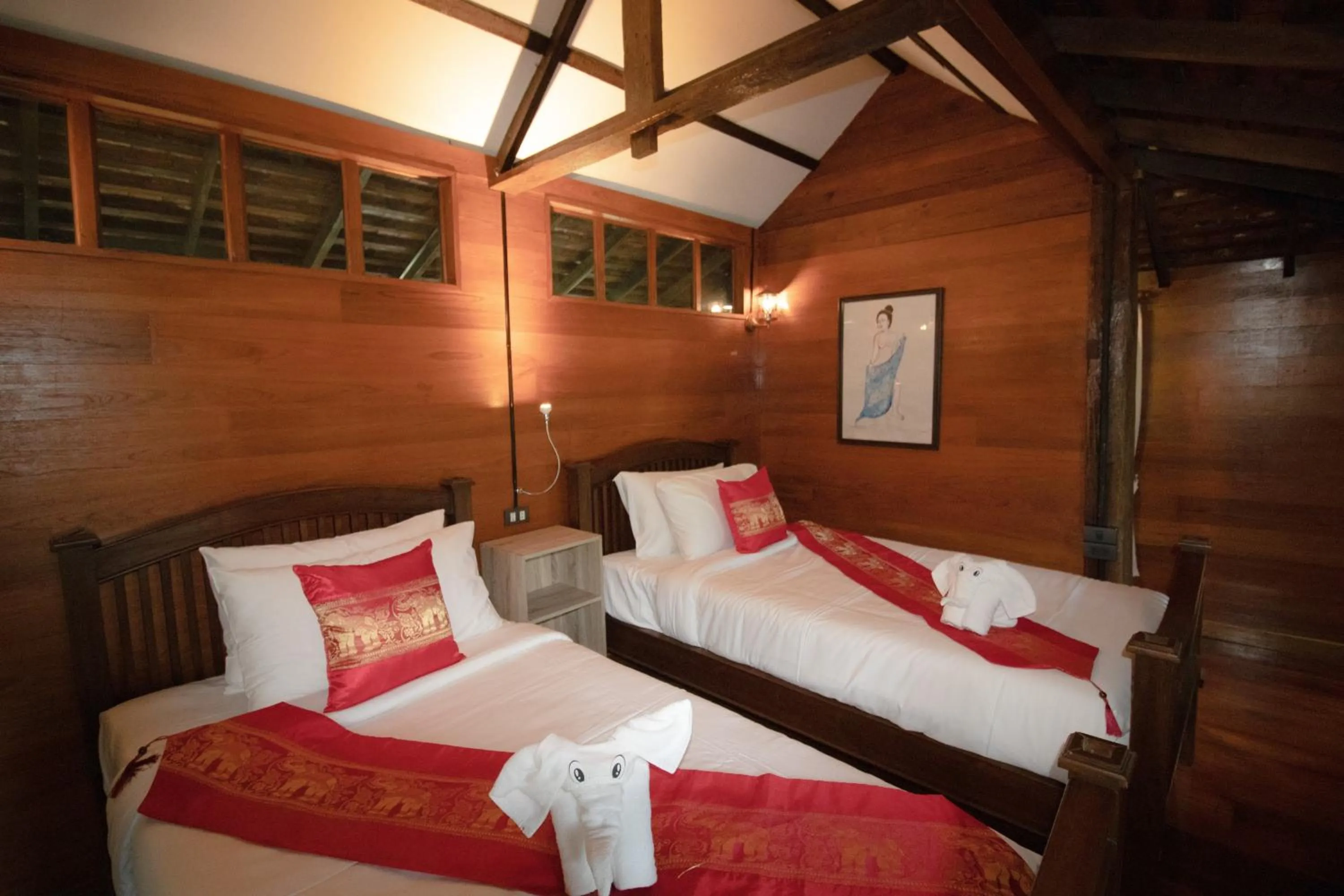 Bedroom in Royal Train Garden Resort