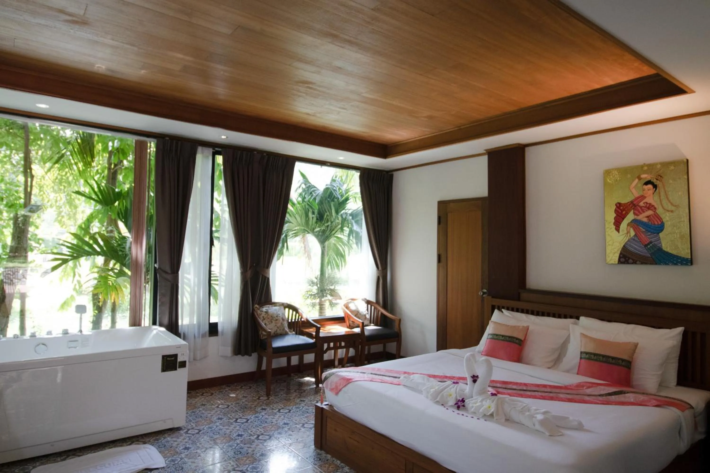 Bedroom in Royal Train Garden Resort