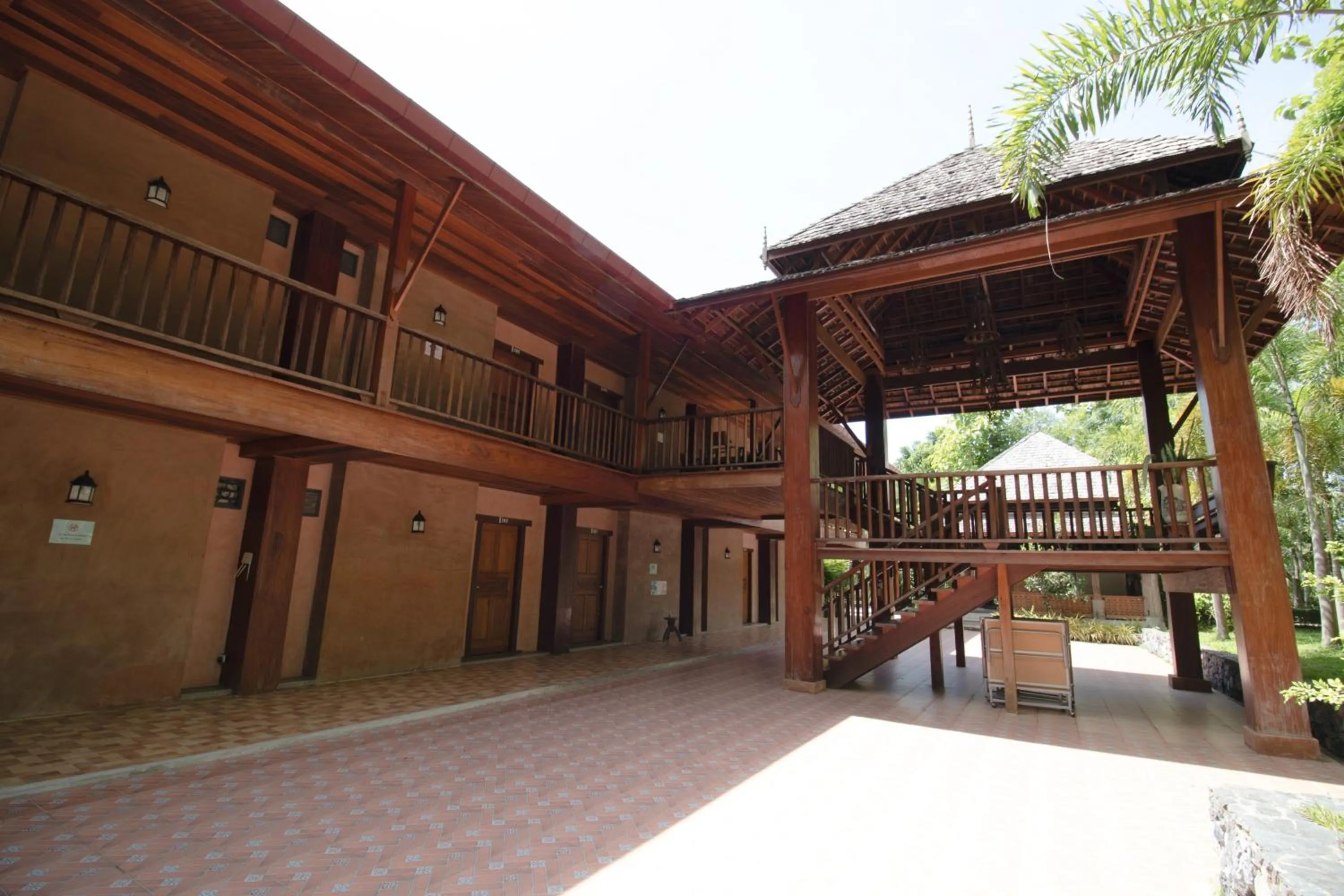 Property building in Royal Train Garden Resort