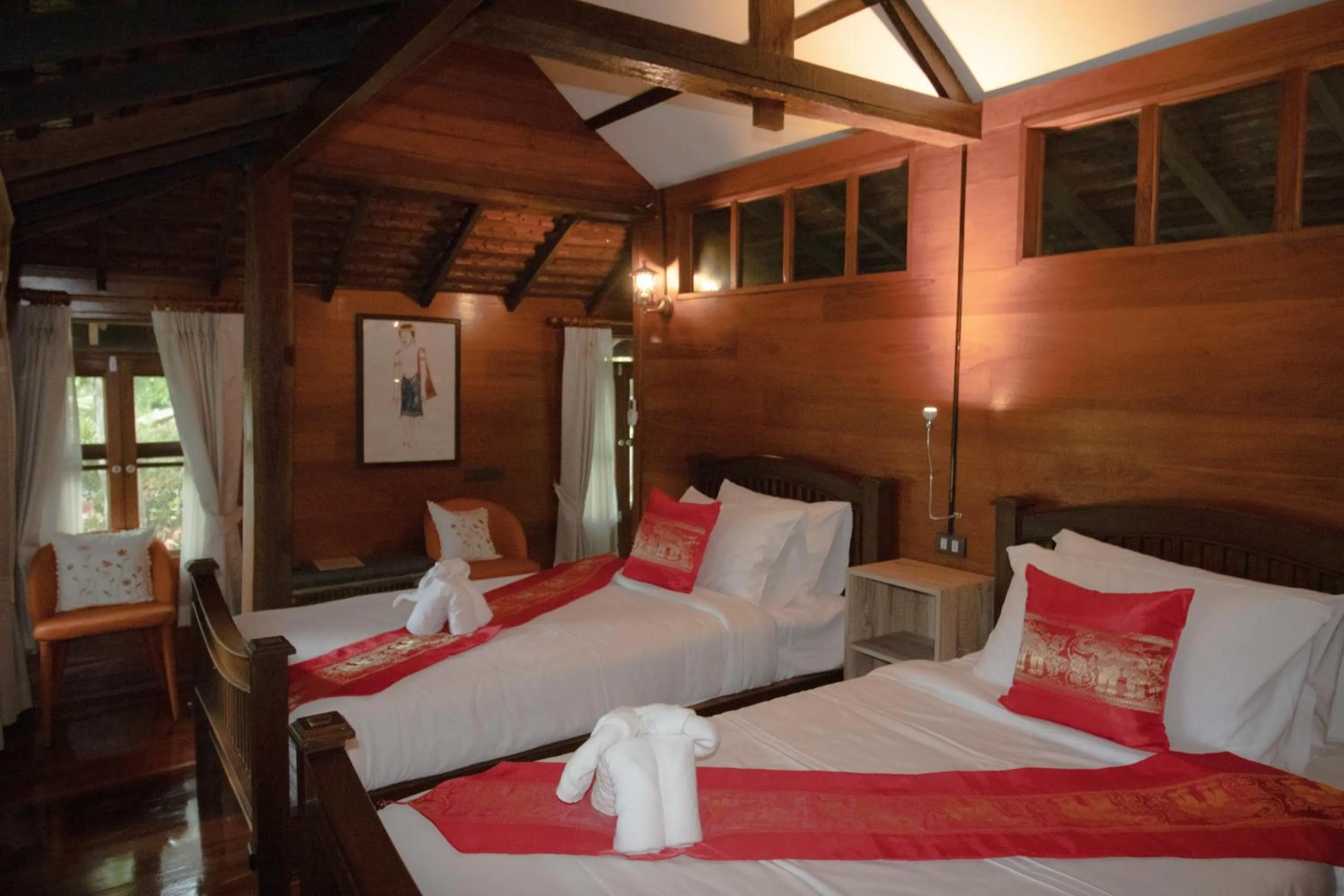 Bedroom in Royal Train Garden Resort