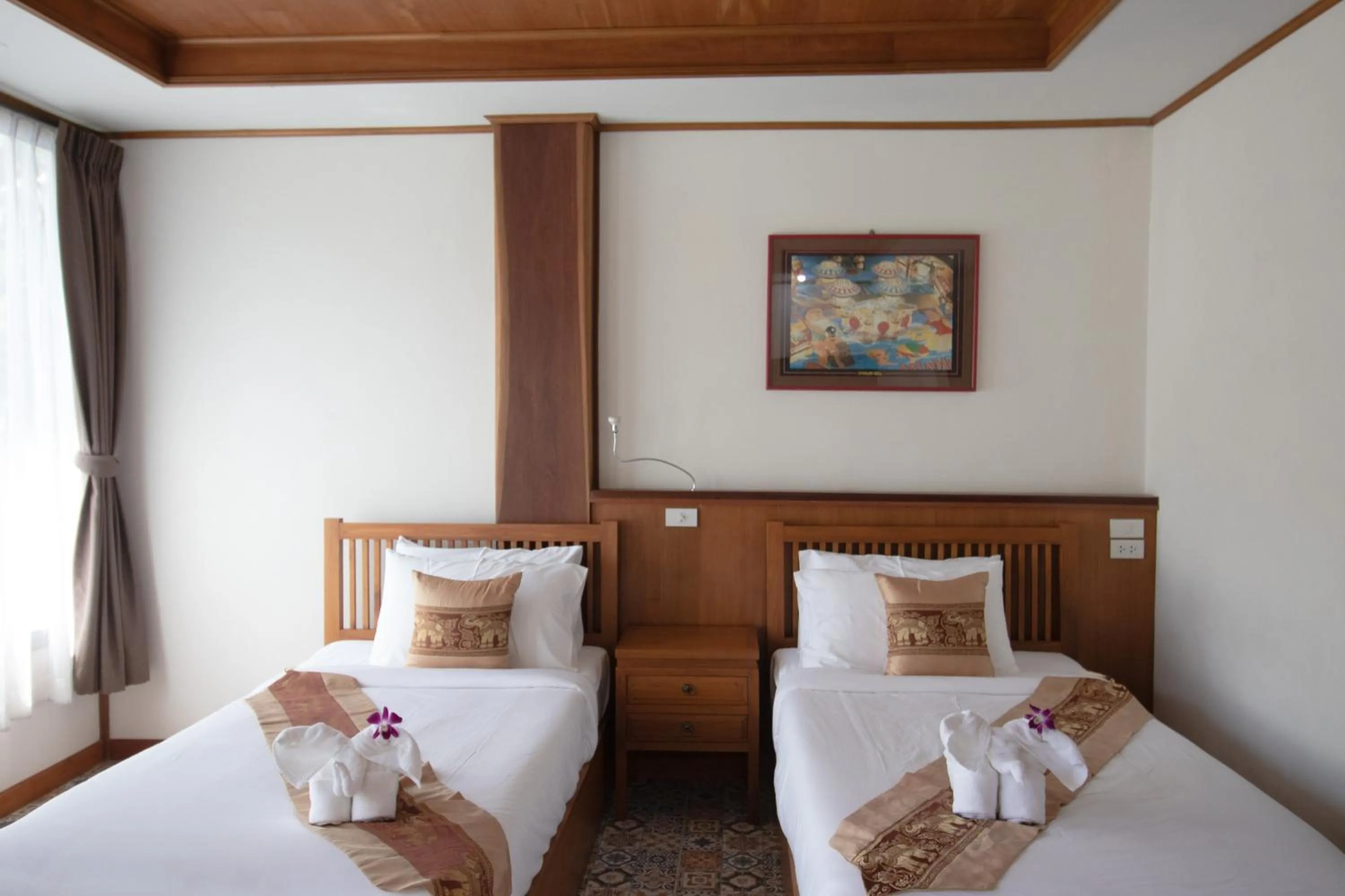 Bedroom in Royal Train Garden Resort