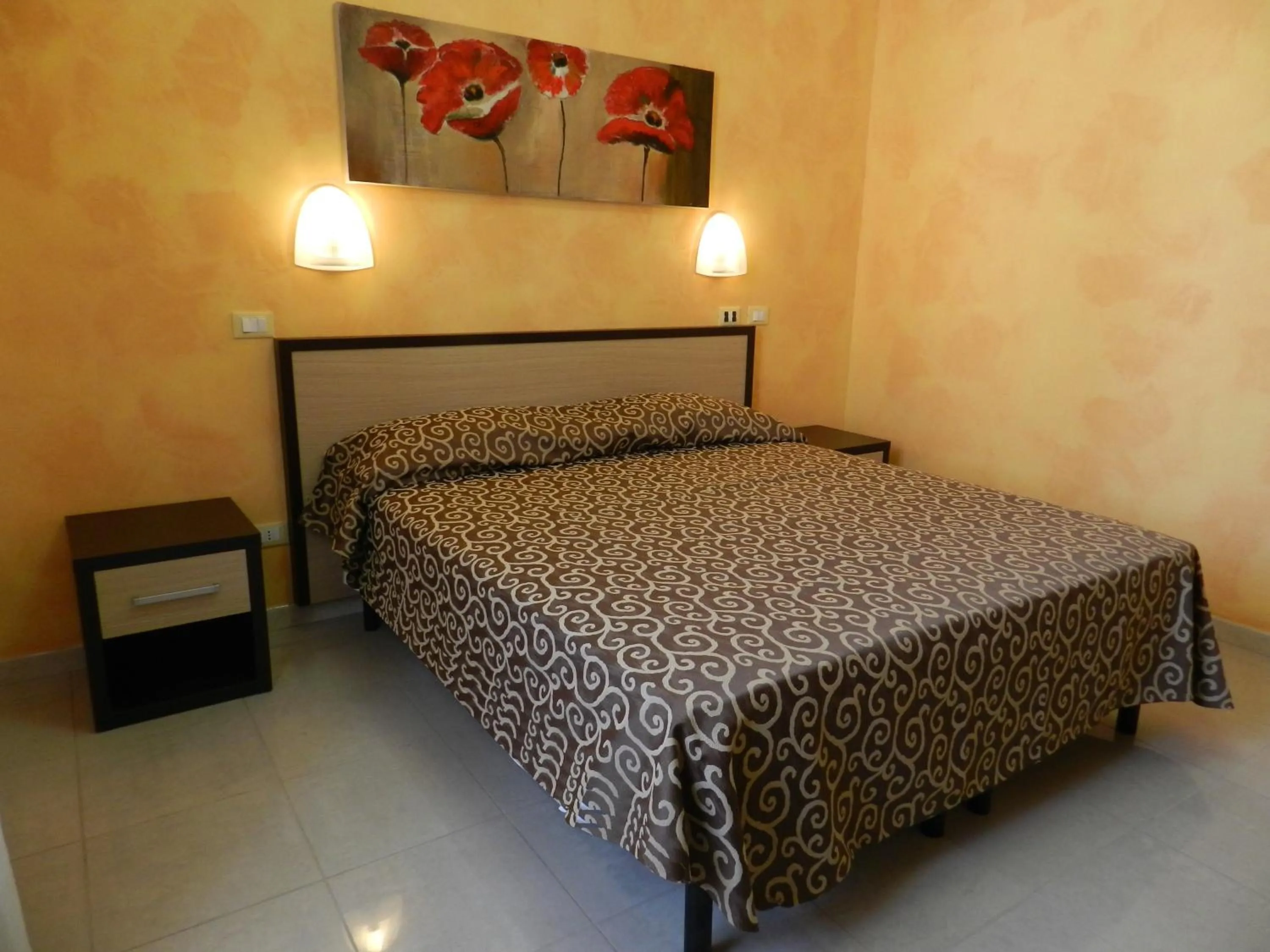 Bed in Hotel Air Palace Lingotto