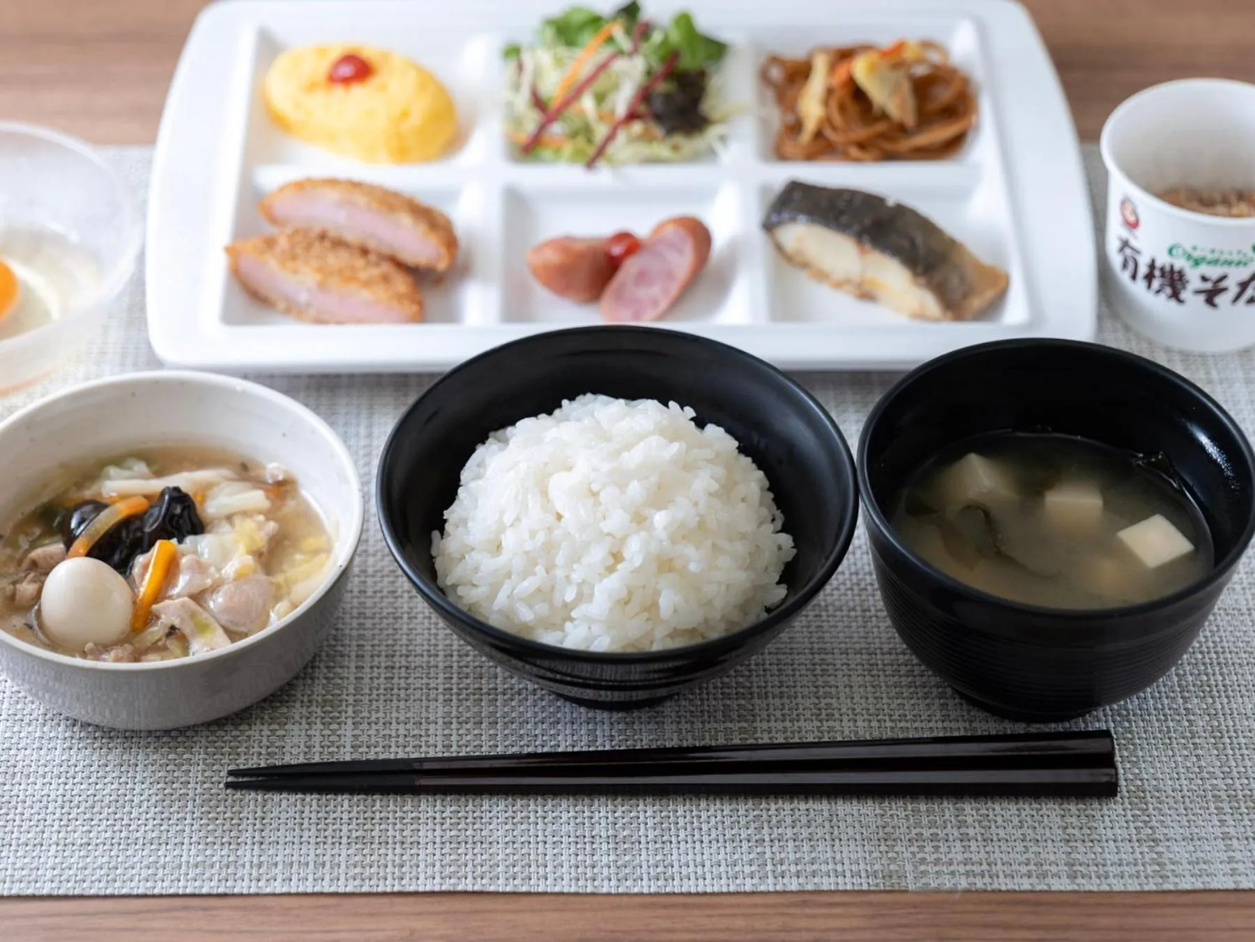 Breakfast in Super Hotel Tozai line Ichikawa Myoden Ekimae