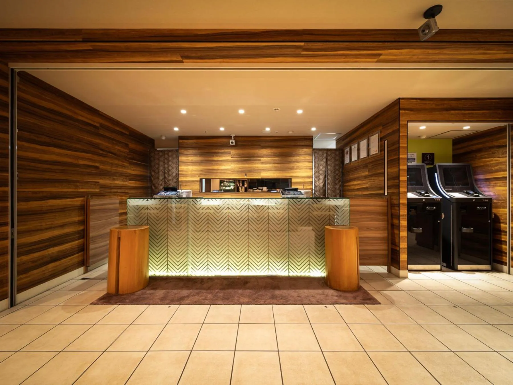 Lobby or reception in Super Hotel Tozai line Ichikawa Myoden Ekimae