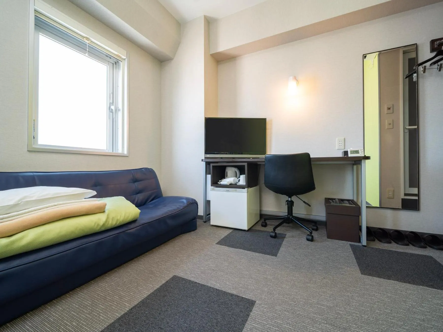 Bed in Super Hotel Tozai line Ichikawa Myoden Ekimae