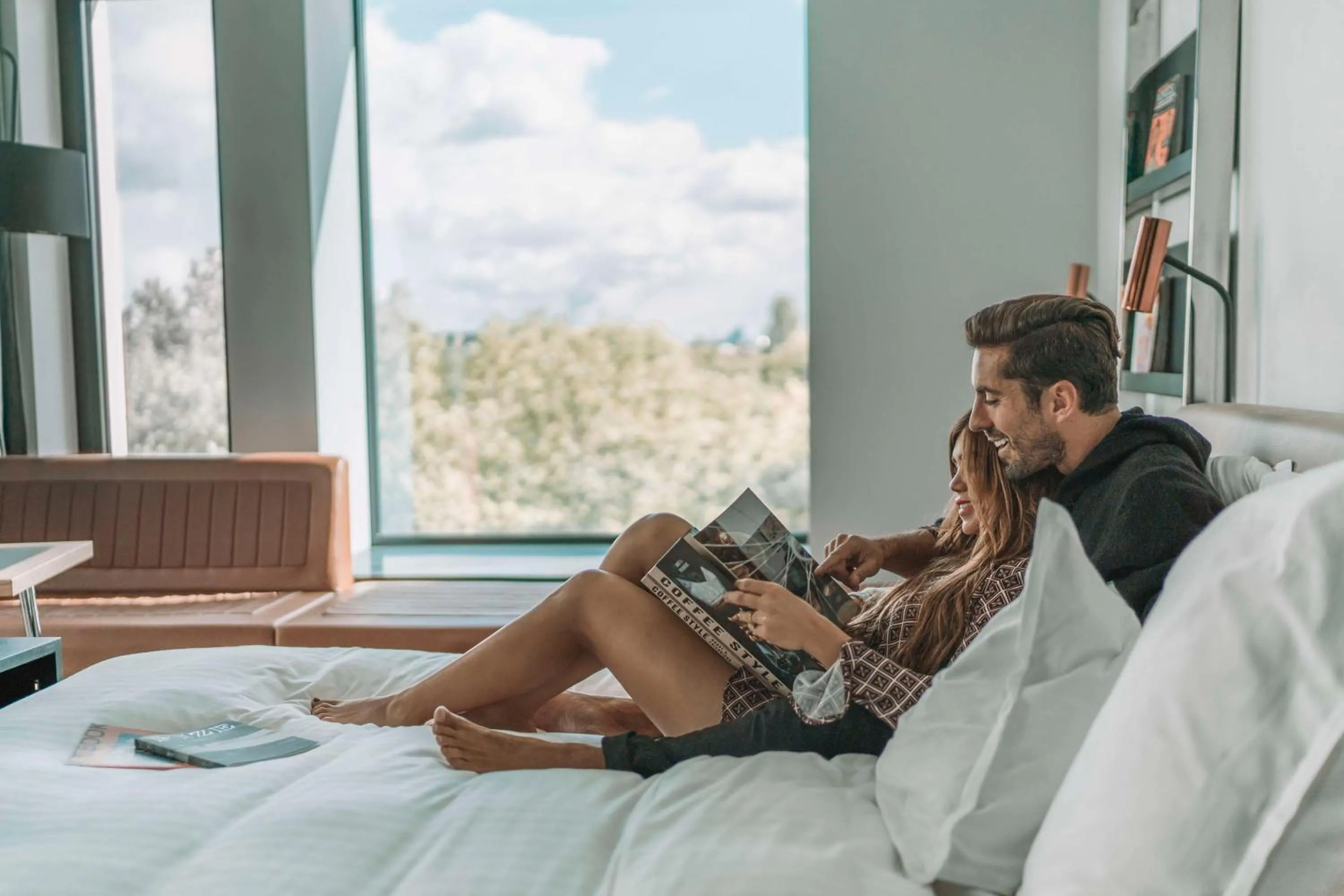 Bedroom, Bed in Andaz Munich Schwabinger Tor, By Hyatt