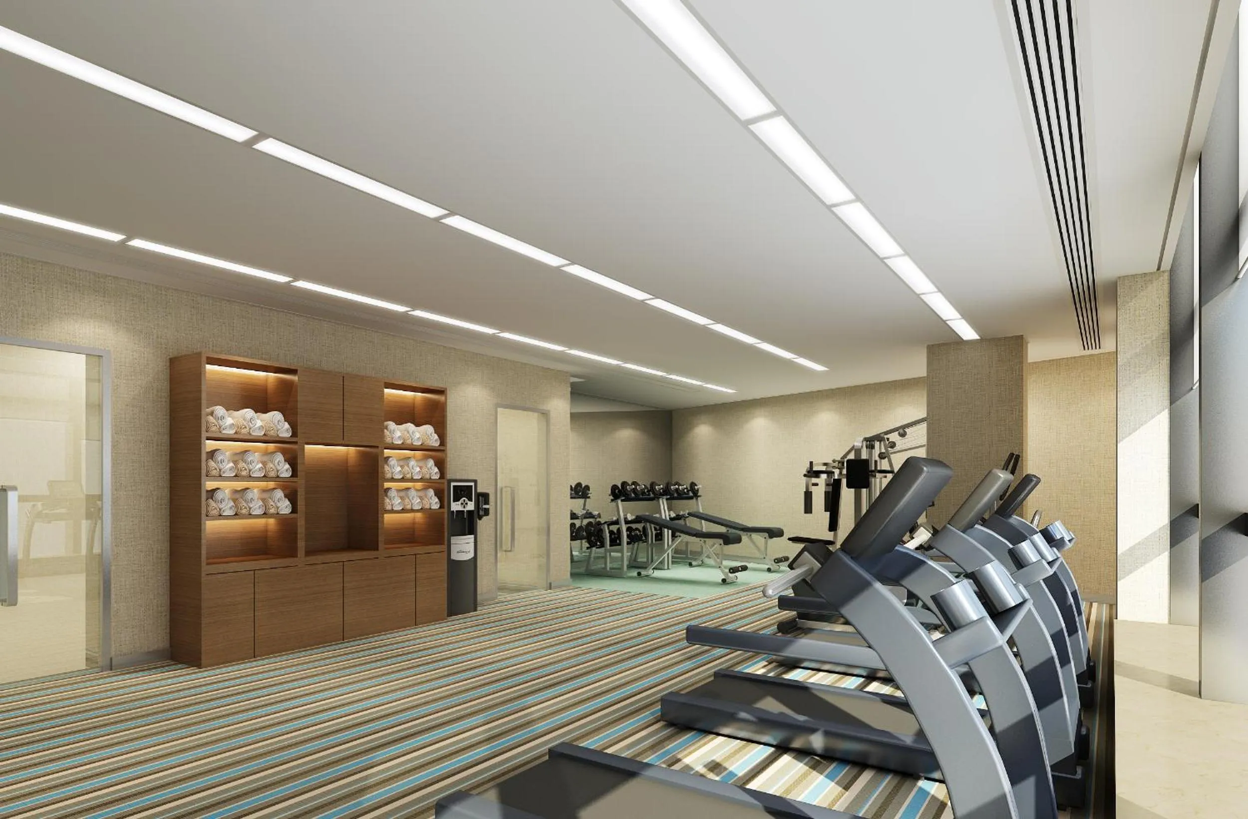 Fitness centre/facilities in Hyatt Place Beijing Daxing