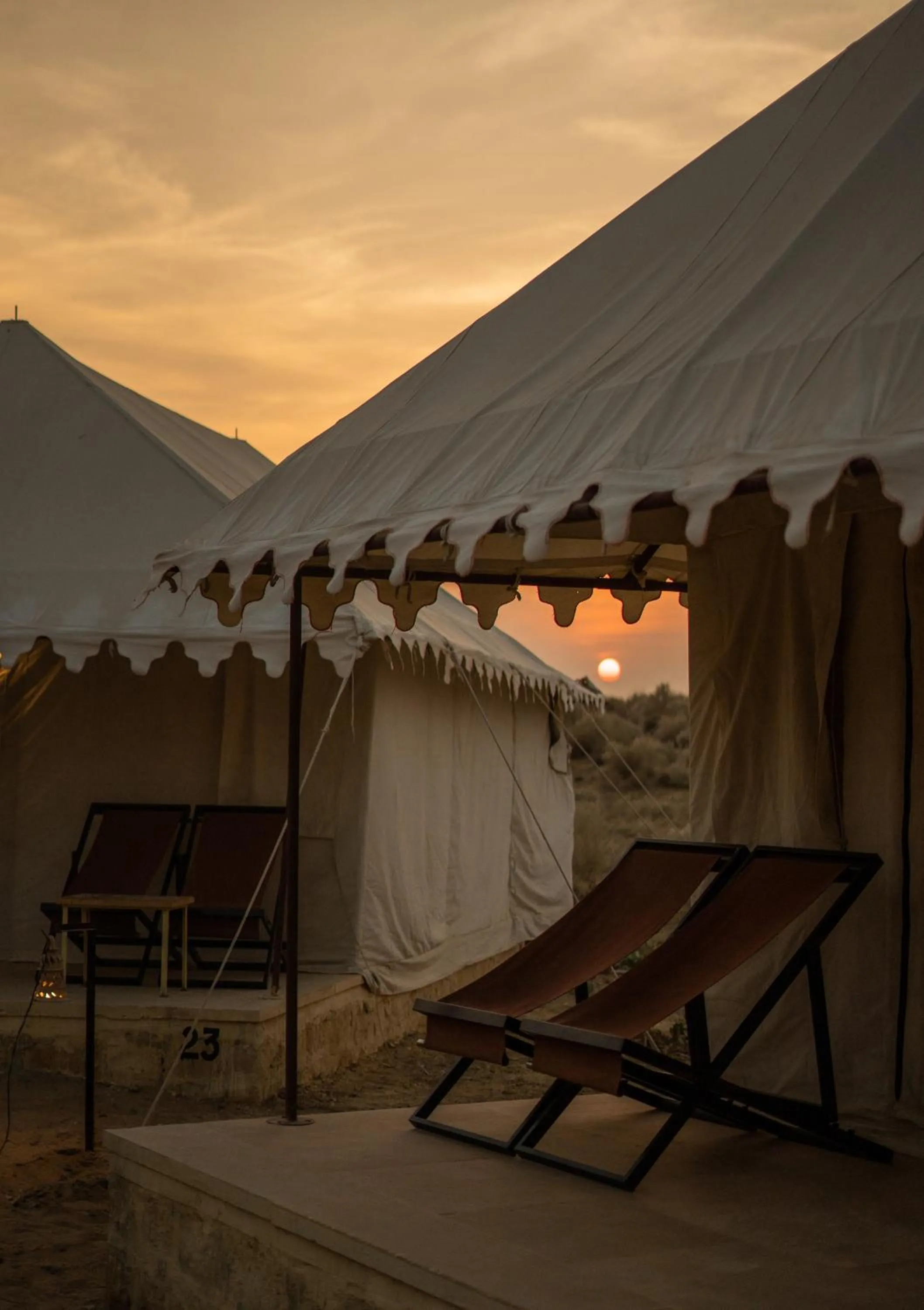 Sunset in Tripli Hotels Stay Inn Resort Jaisalmer