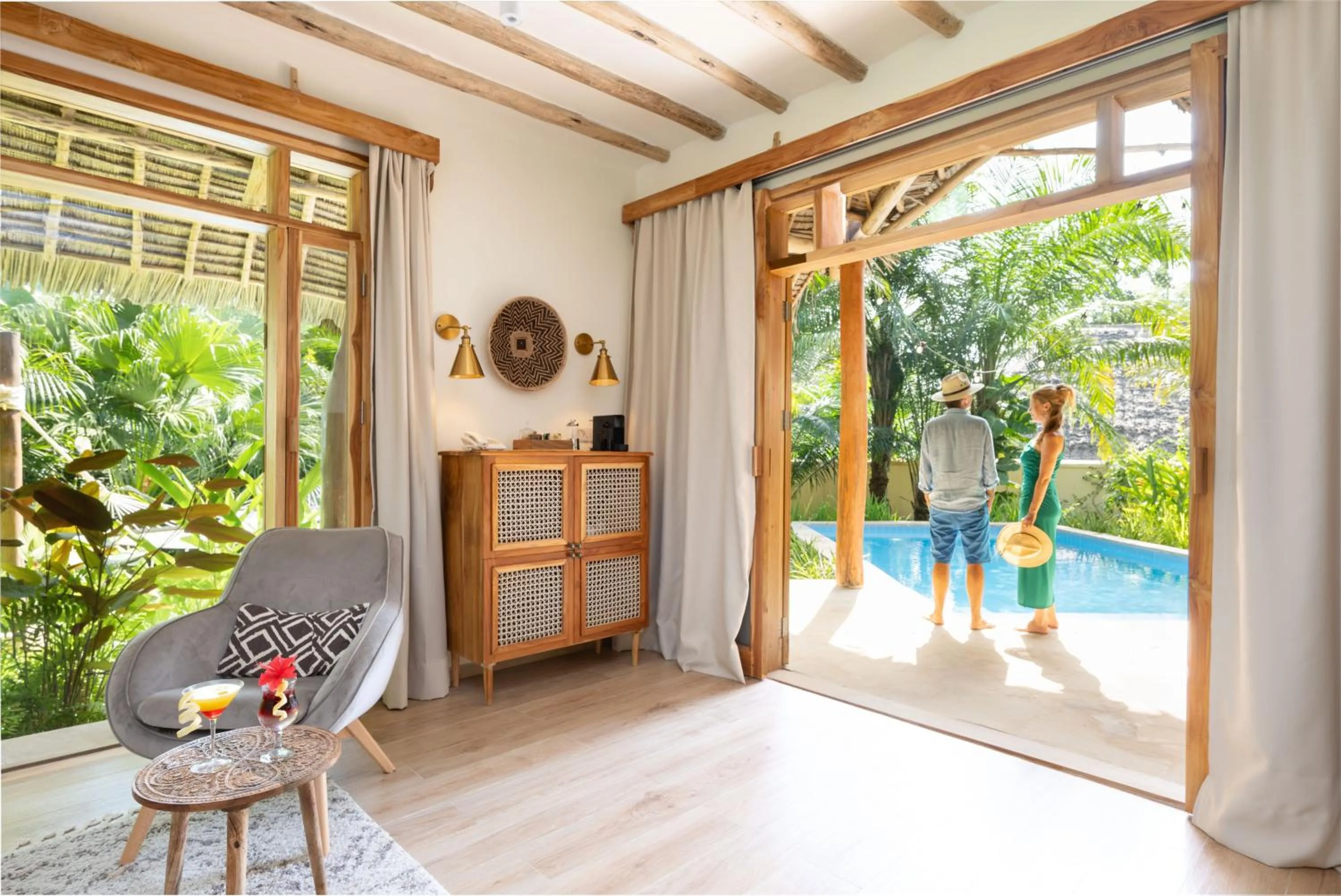 Balcony/Terrace in Zanzi Resort Private Paradise