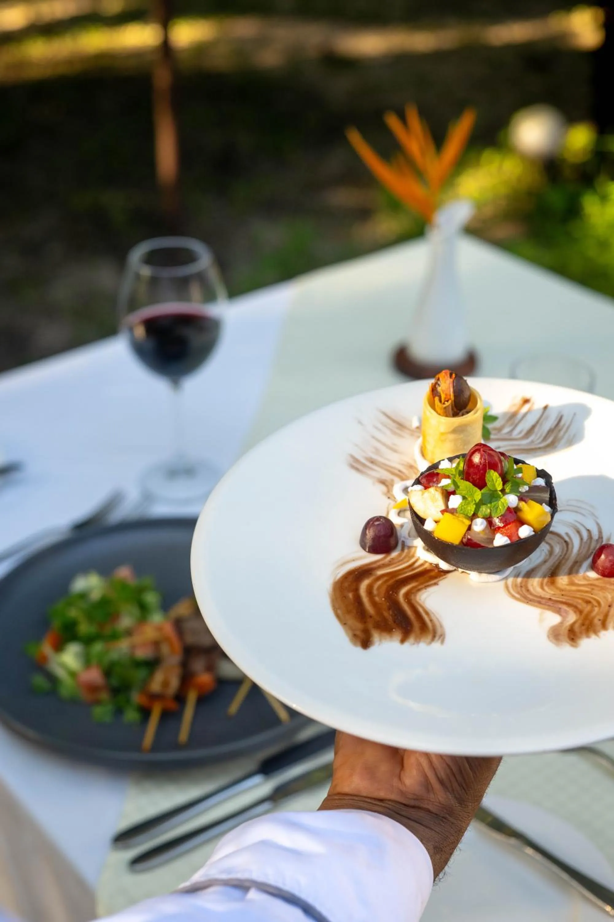 Restaurant/places to eat in Zanzi Resort Private Paradise