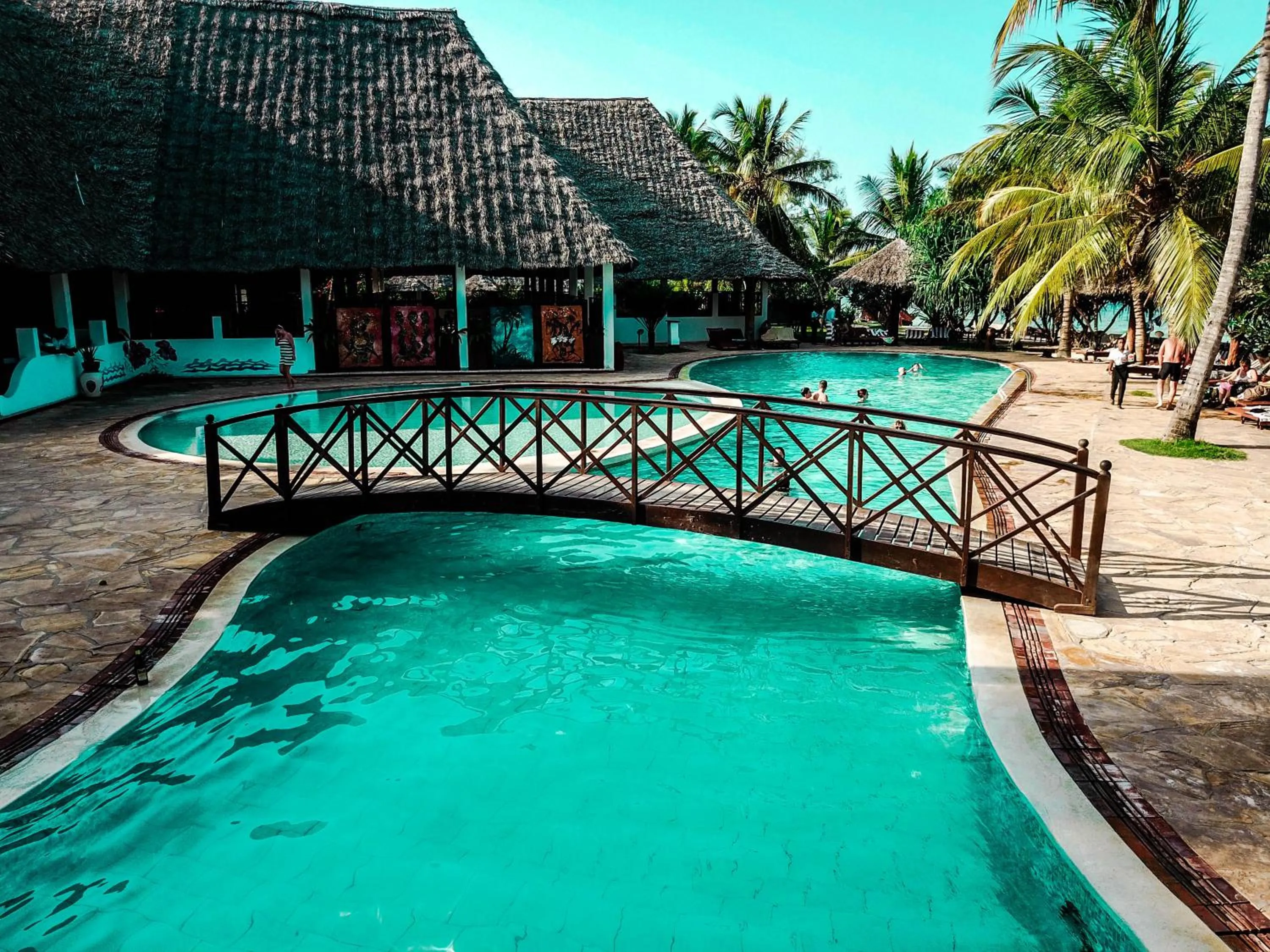 Swimming pool in Uroa Bay Beach Resort